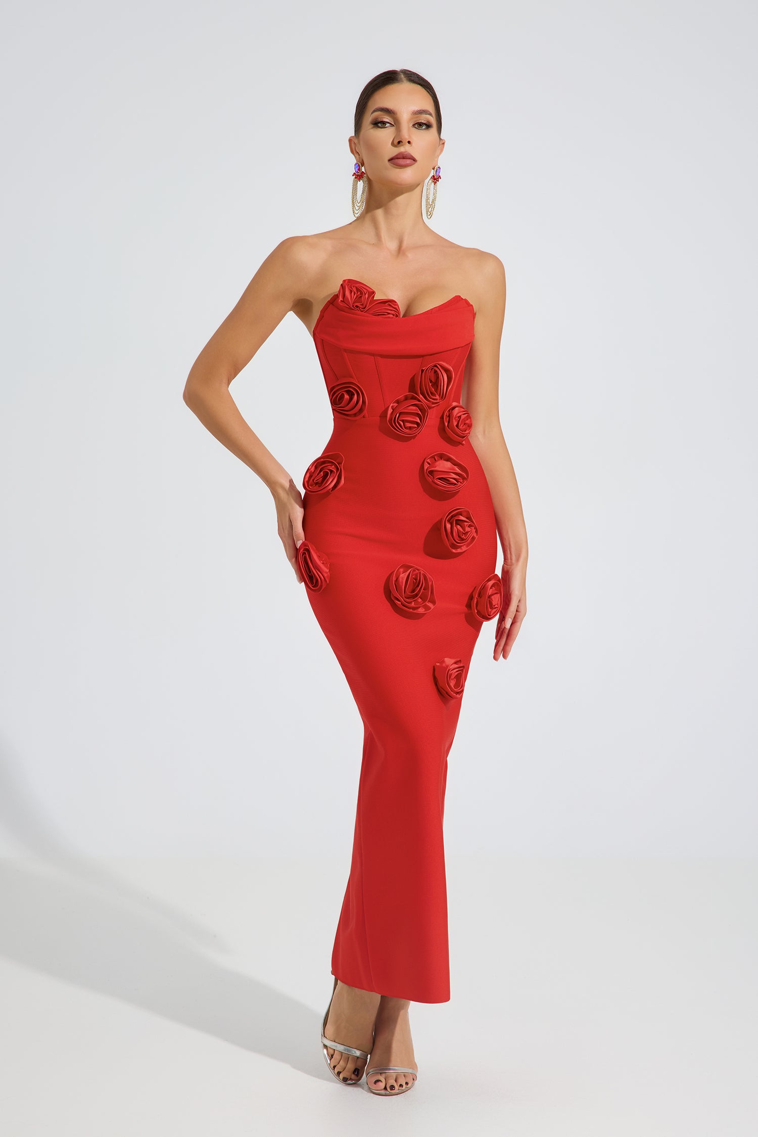Calyx Scarlet Rose Maxi Dress
