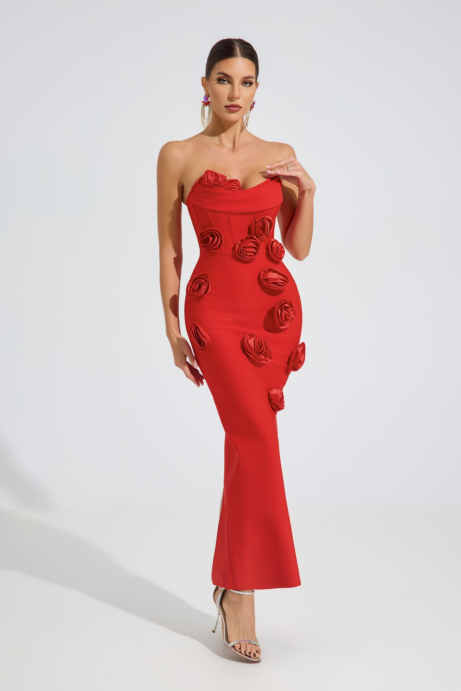 Calyx Scarlet Rose Maxi Dress