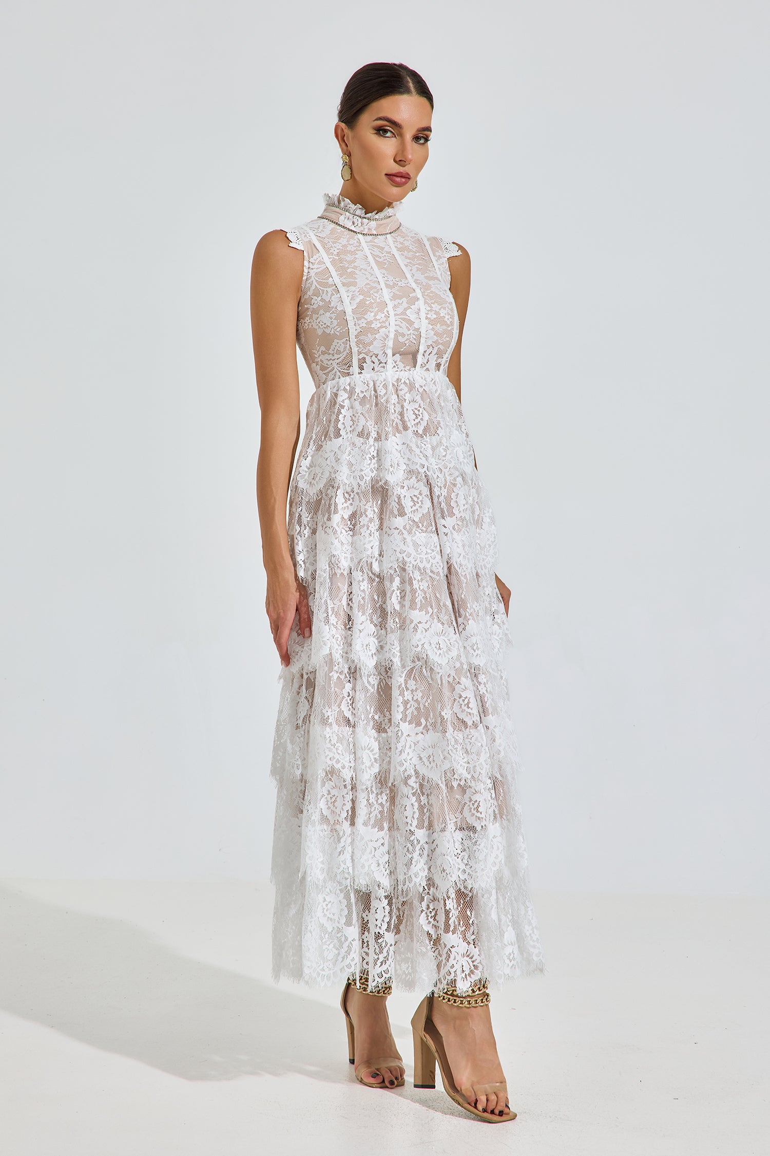 Serelis Lace Grace Maxi Dress