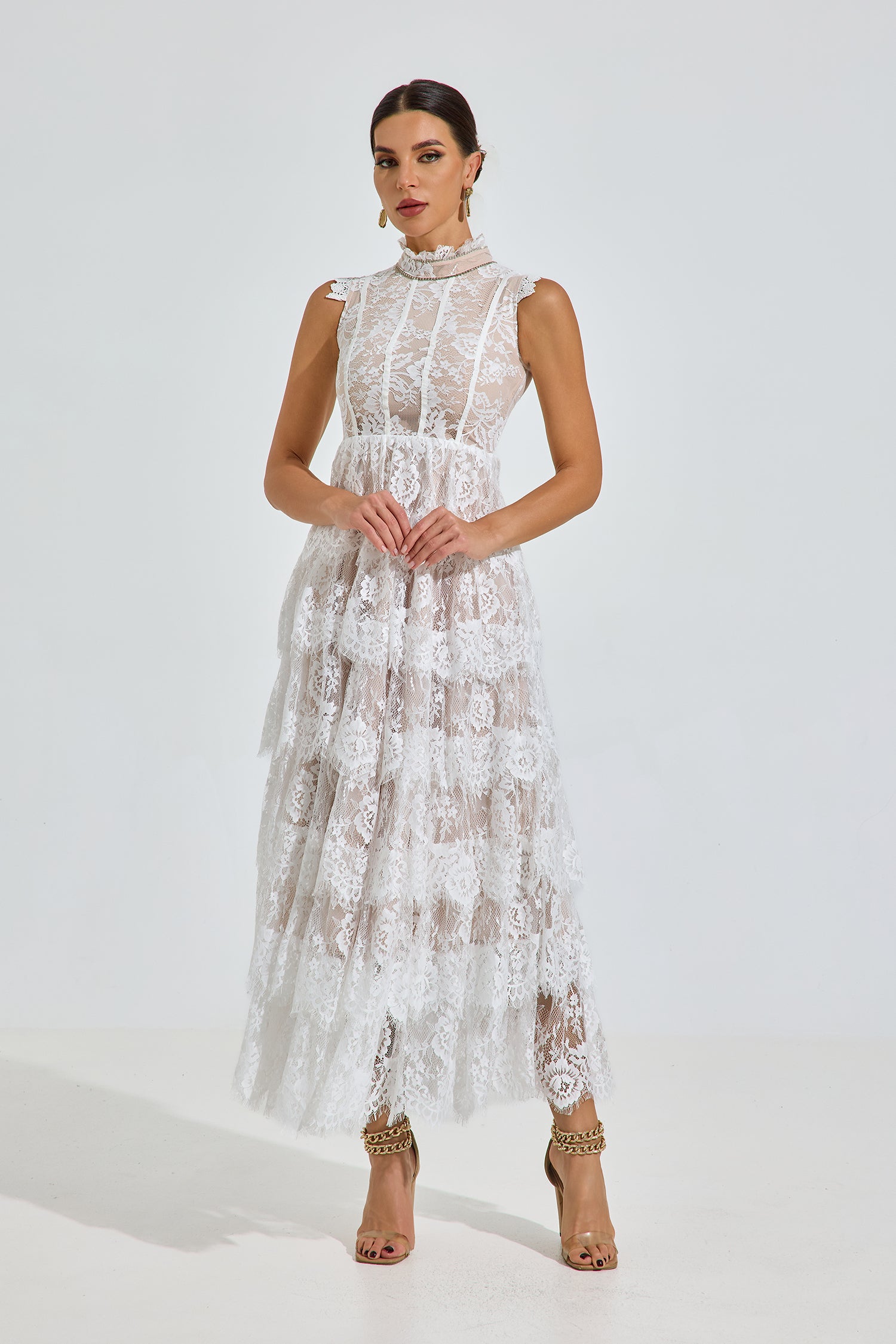 Serelis Lace Grace Maxi Dress