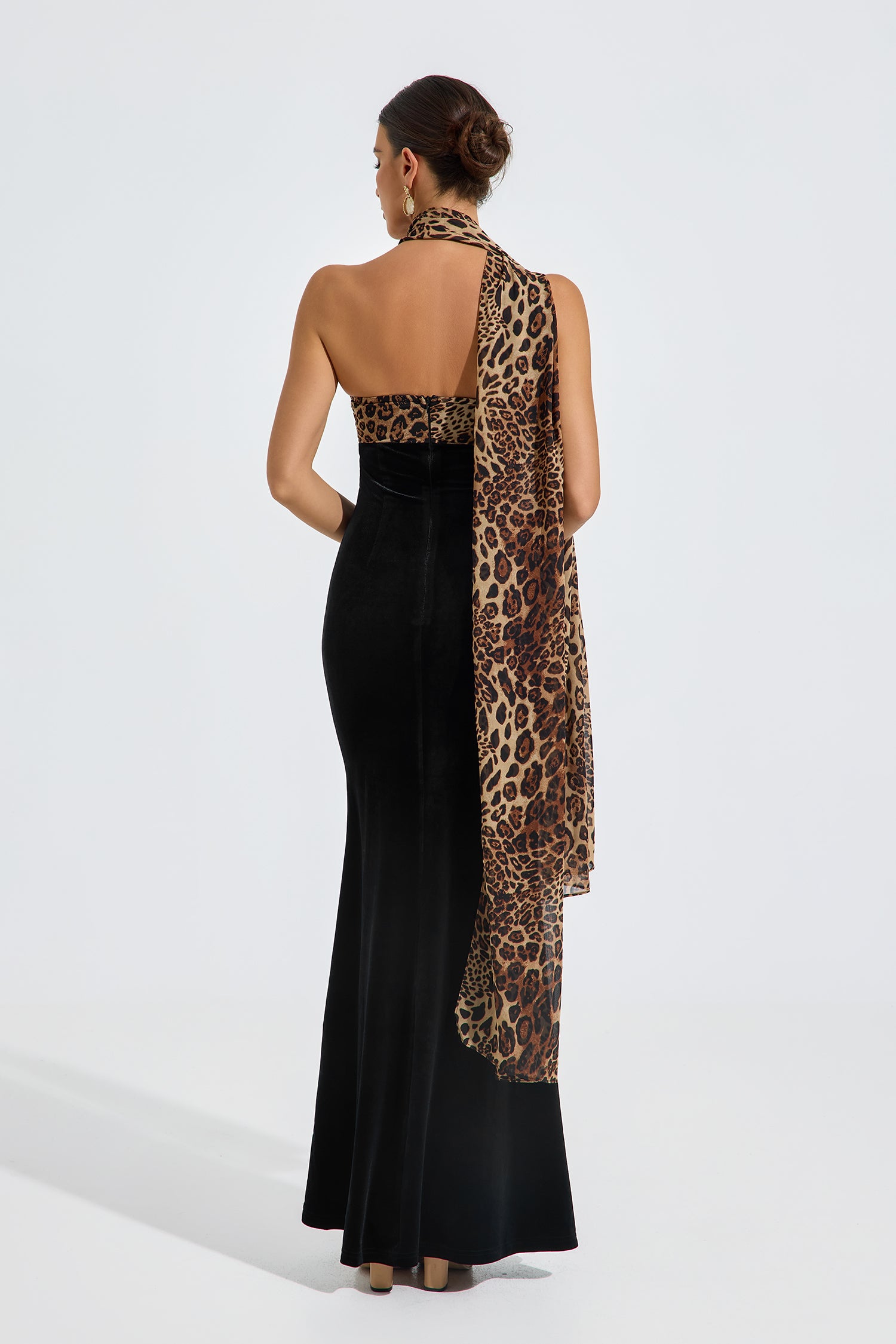 Virginia Velvet Wild Elegance Maxi Dress