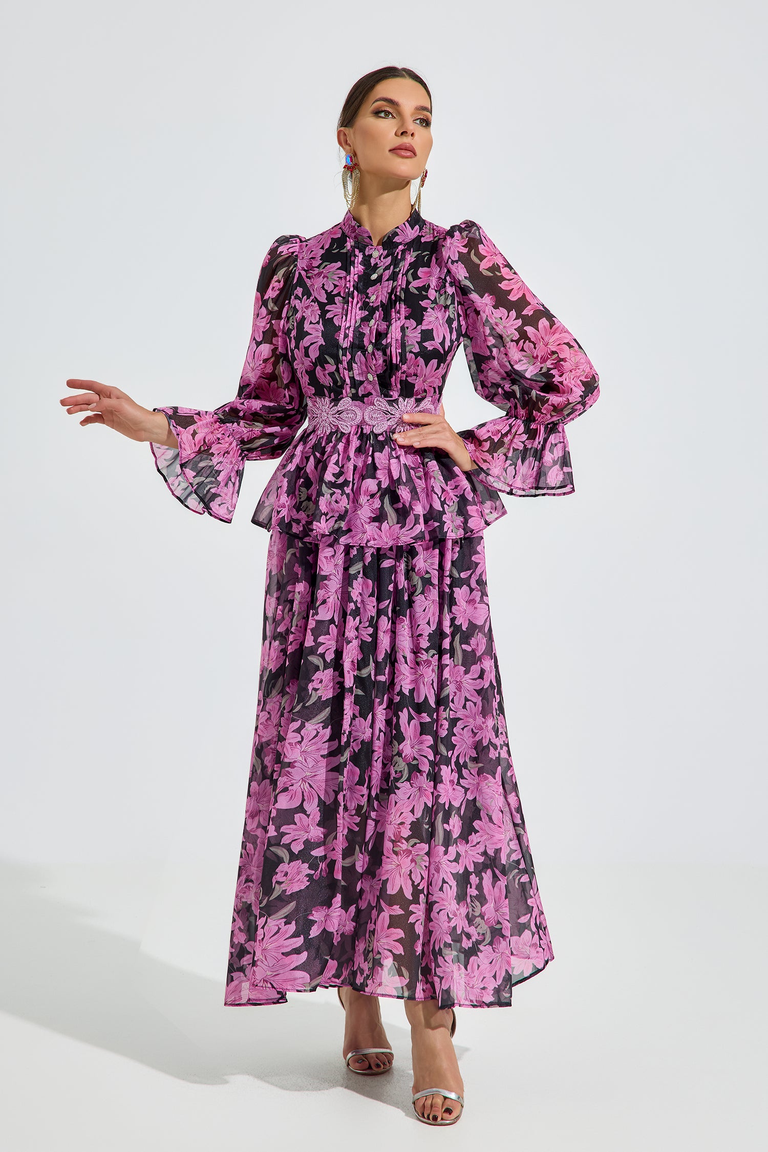 Corbett Midnight Bloom Maxi Dress