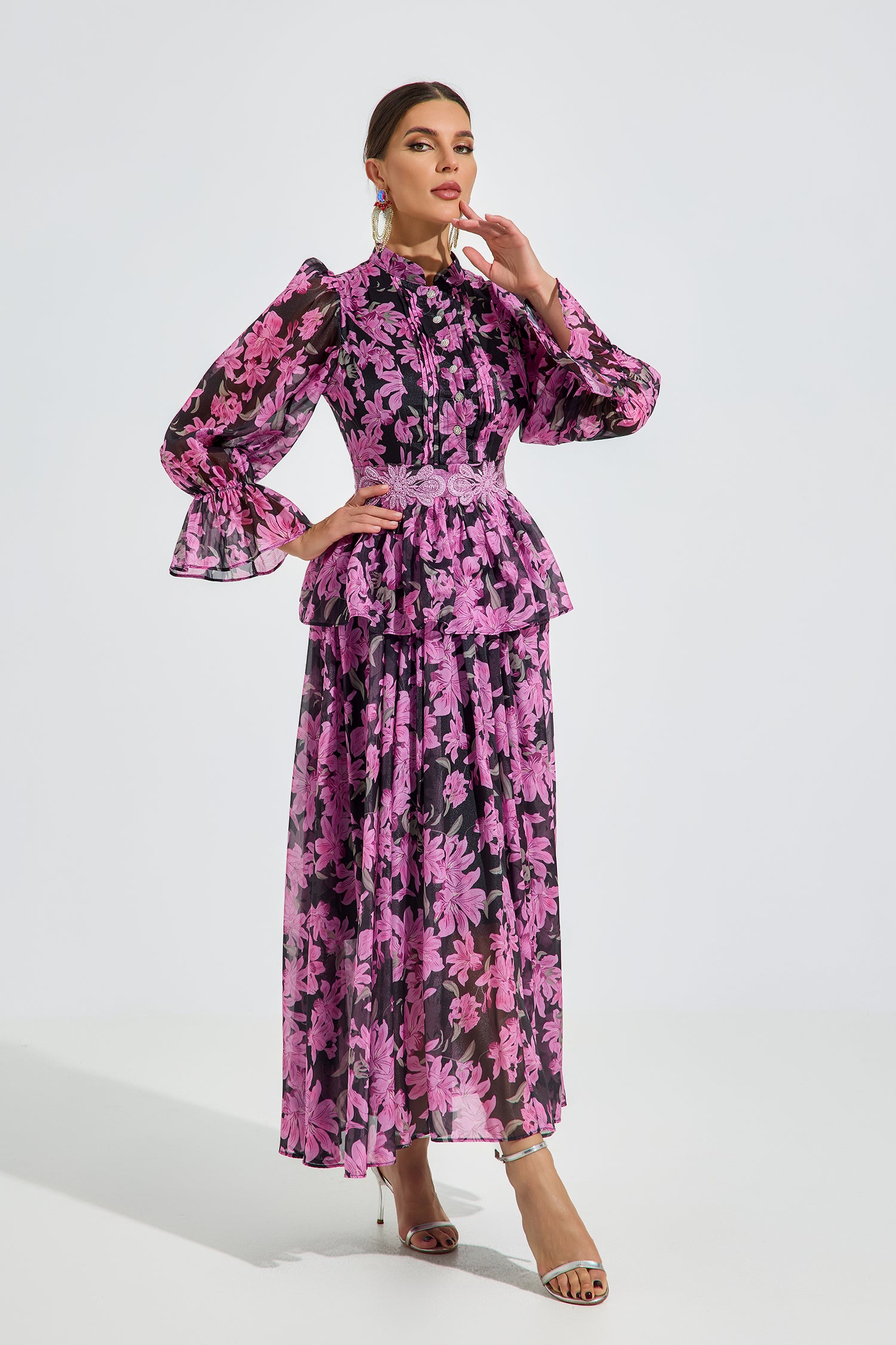Corbett Midnight Bloom Maxi Dress