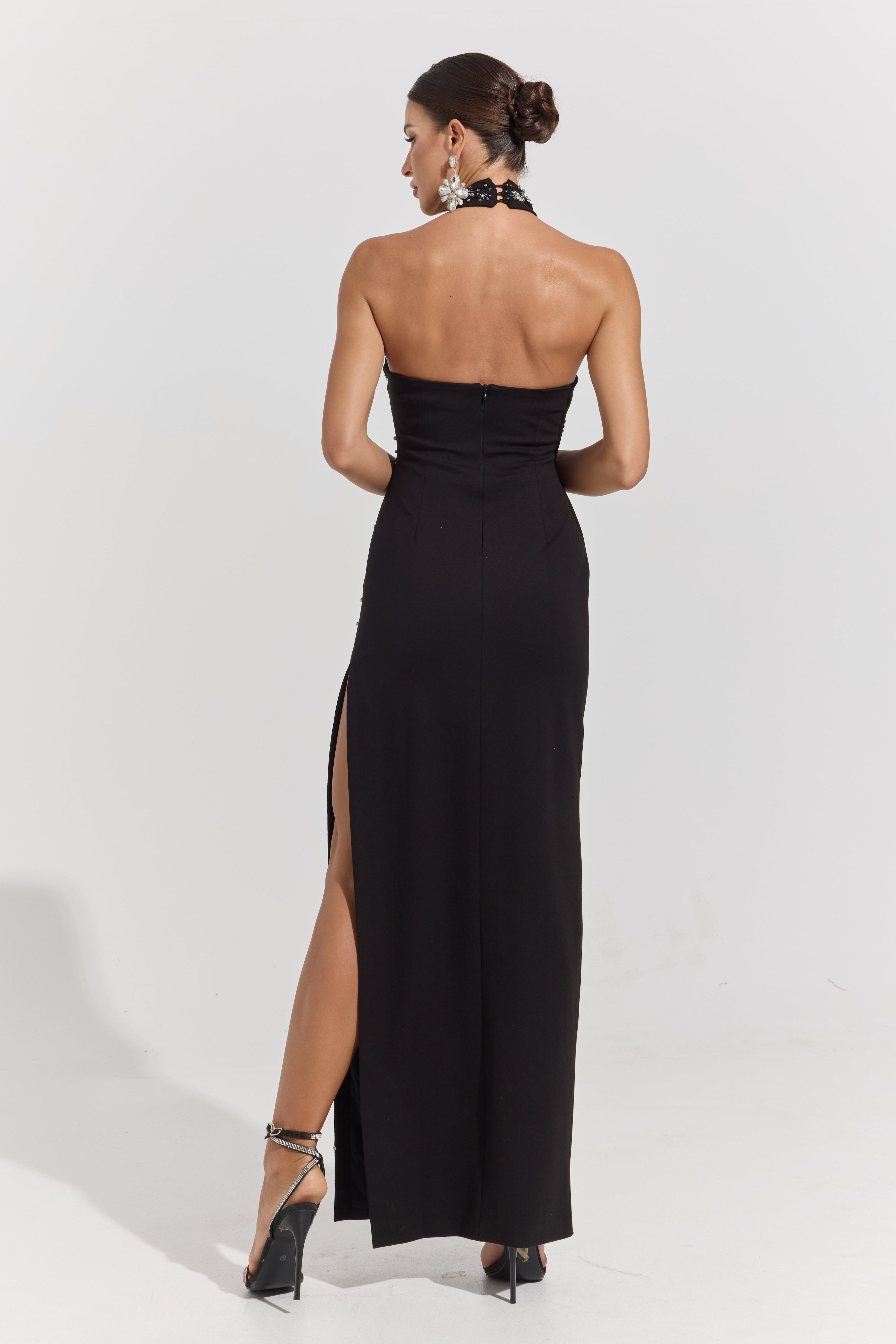 Bexley Stardust Halter Maxi Dress