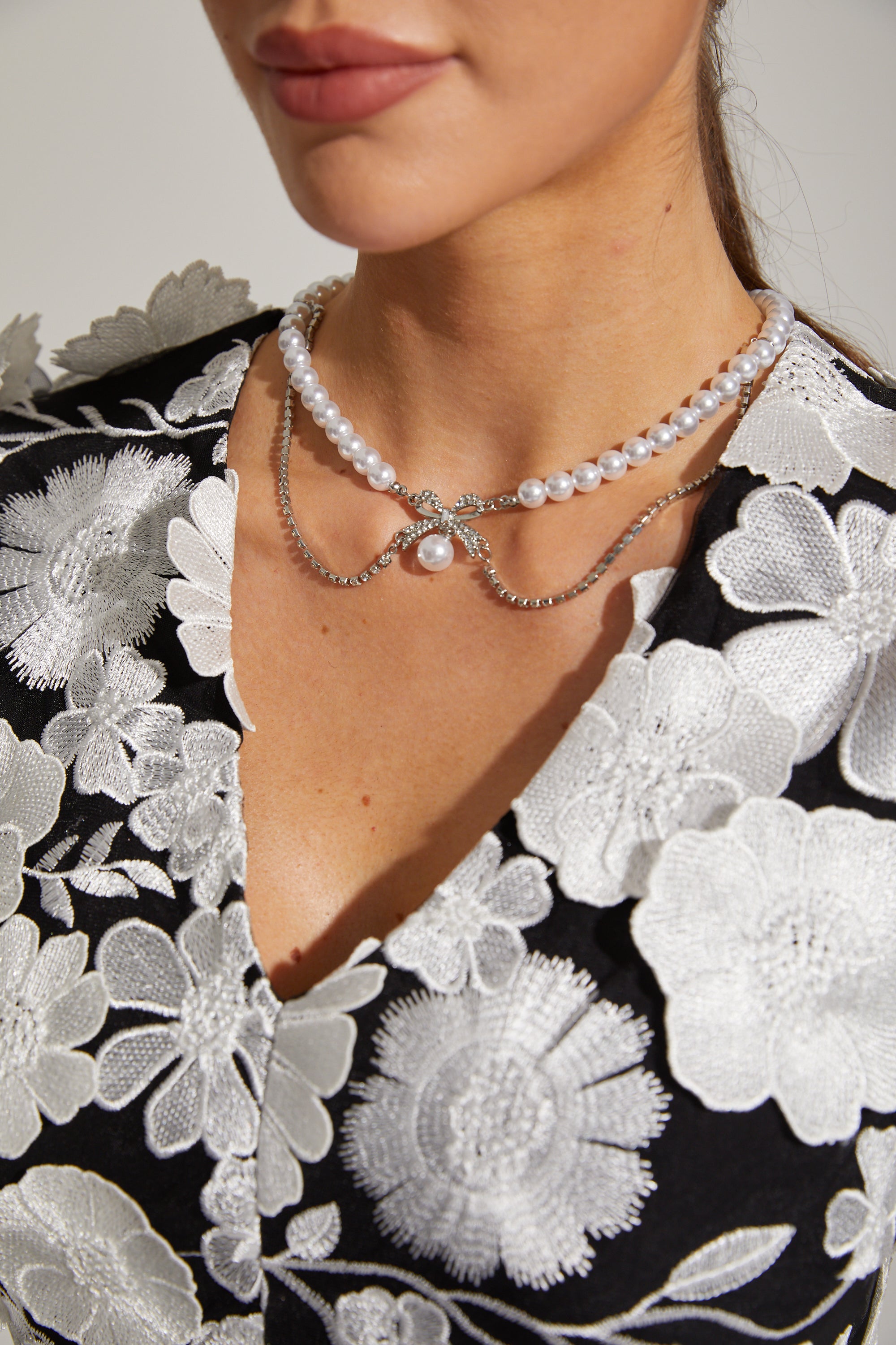 Johanna Bloom Puff - Sleeve Mini Dress