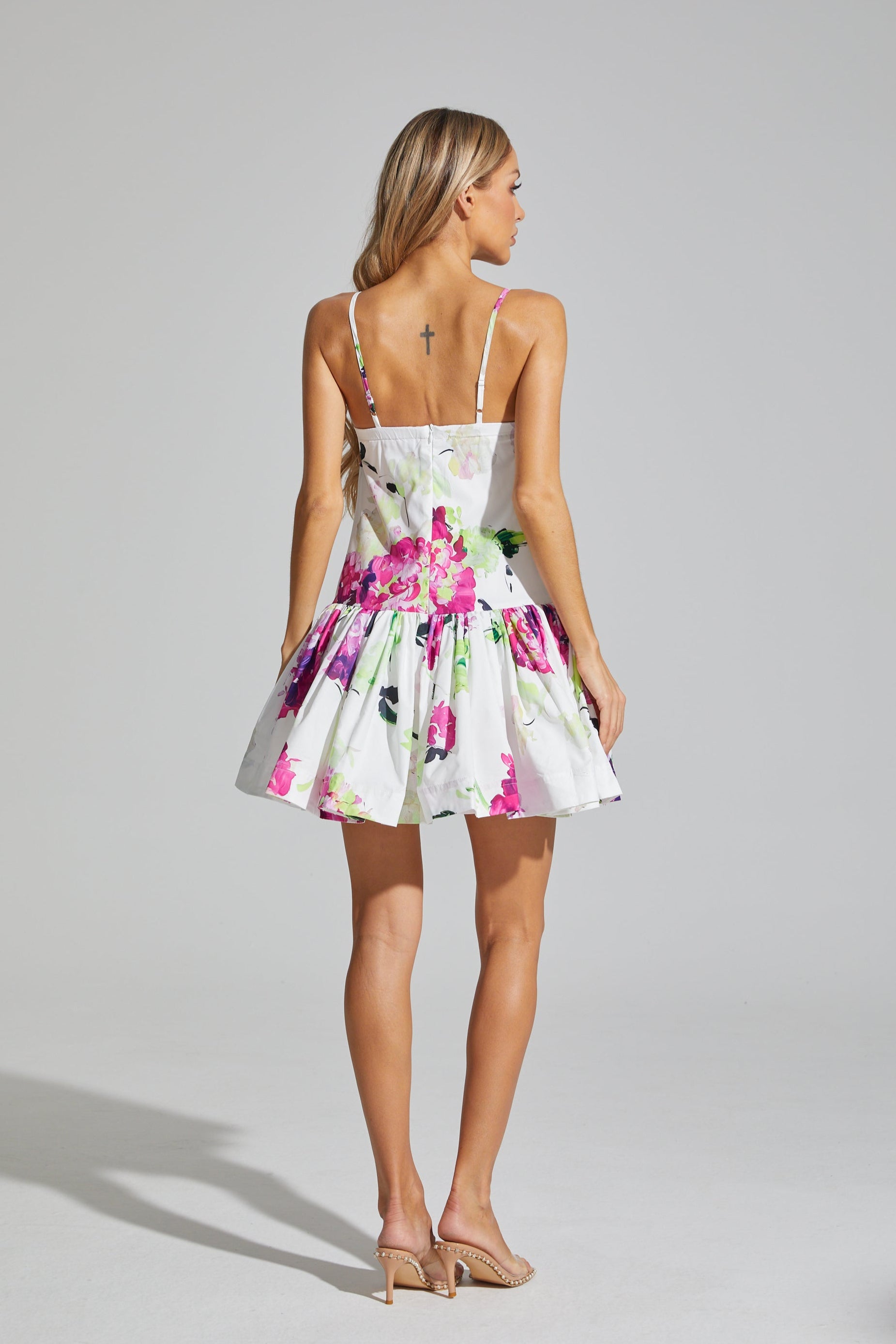 Tierra Floral A-Line Mini Dress