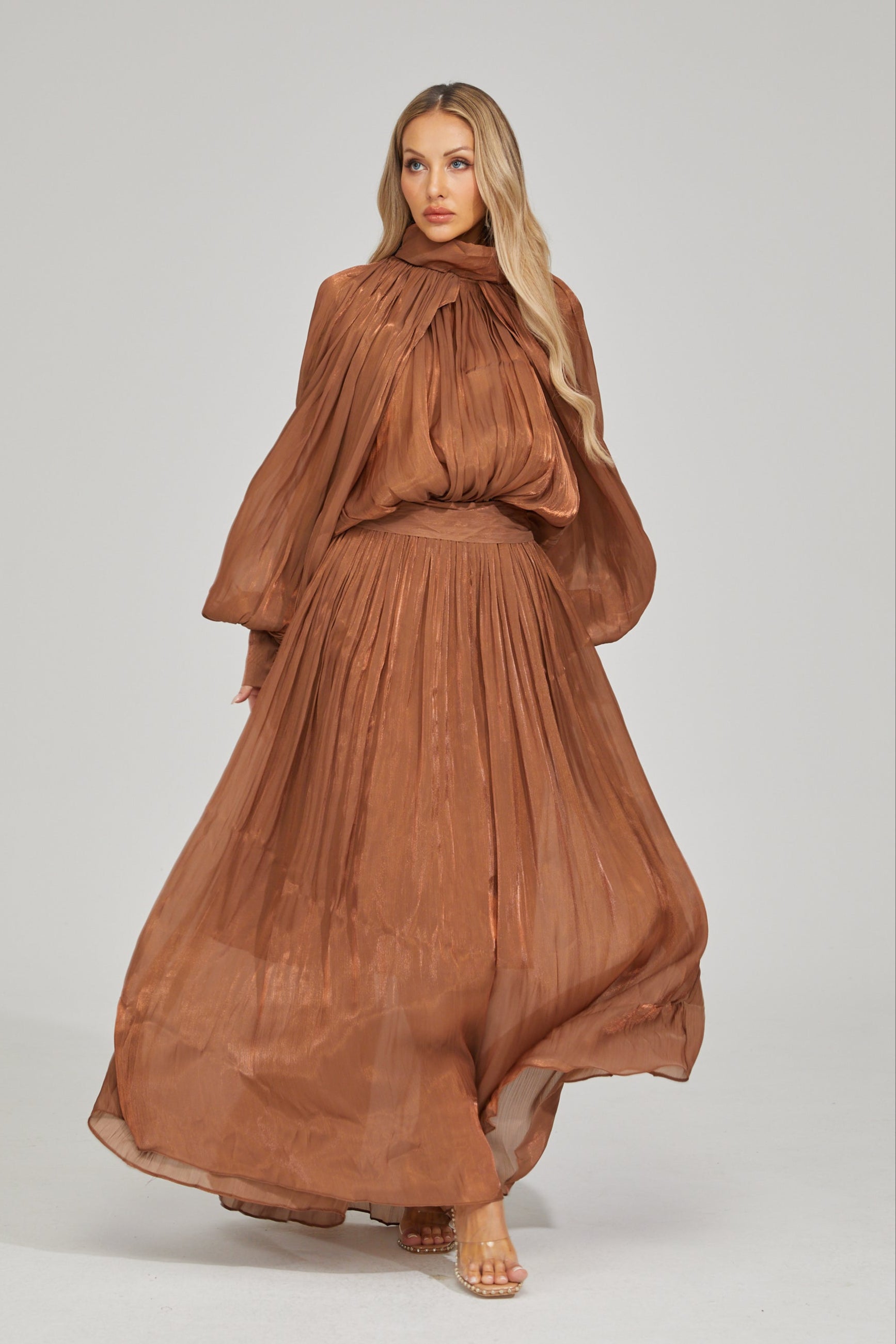 Julissa Golden Hour Flow Maxi Dress