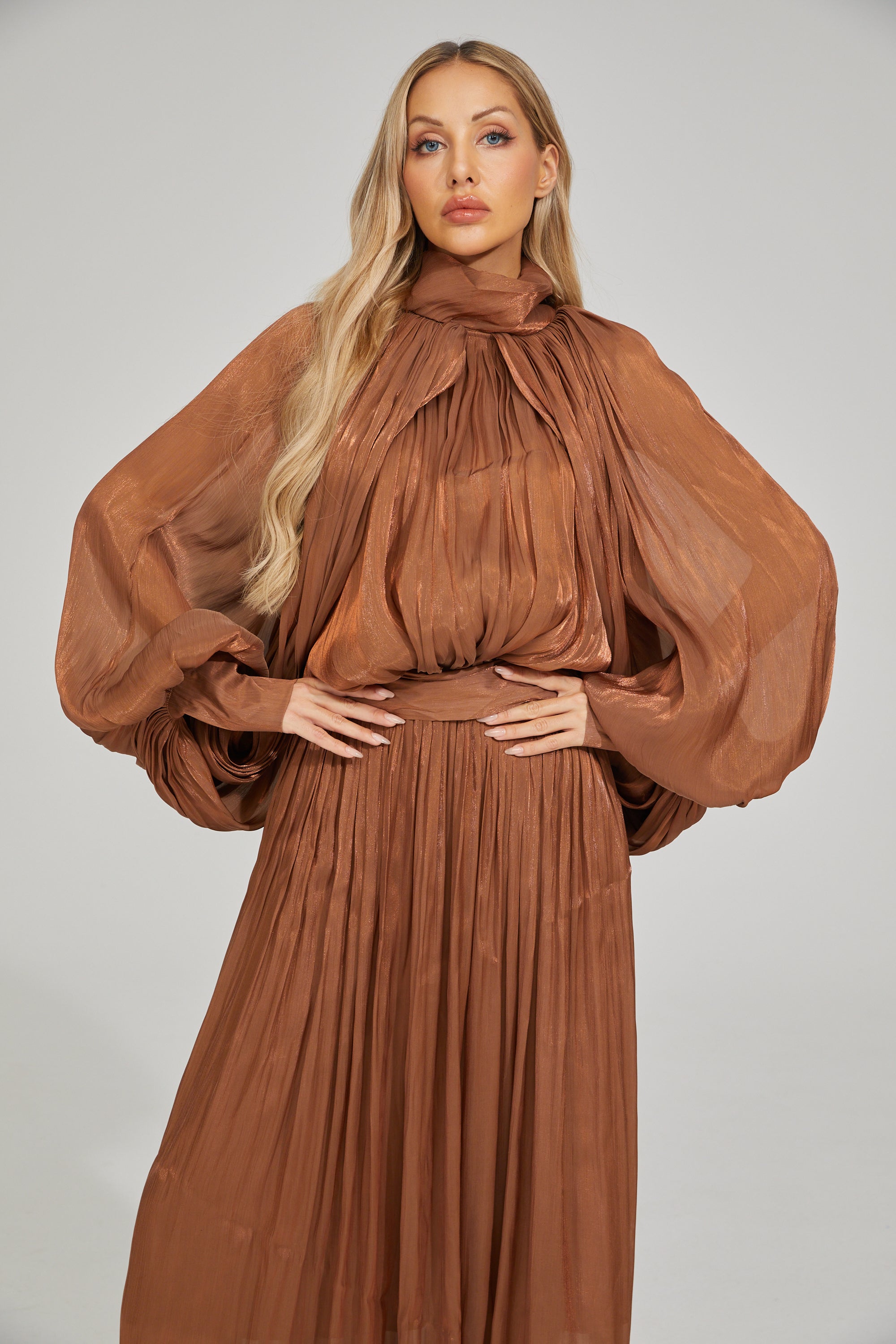 Julissa Golden Hour Flow Maxi Dress