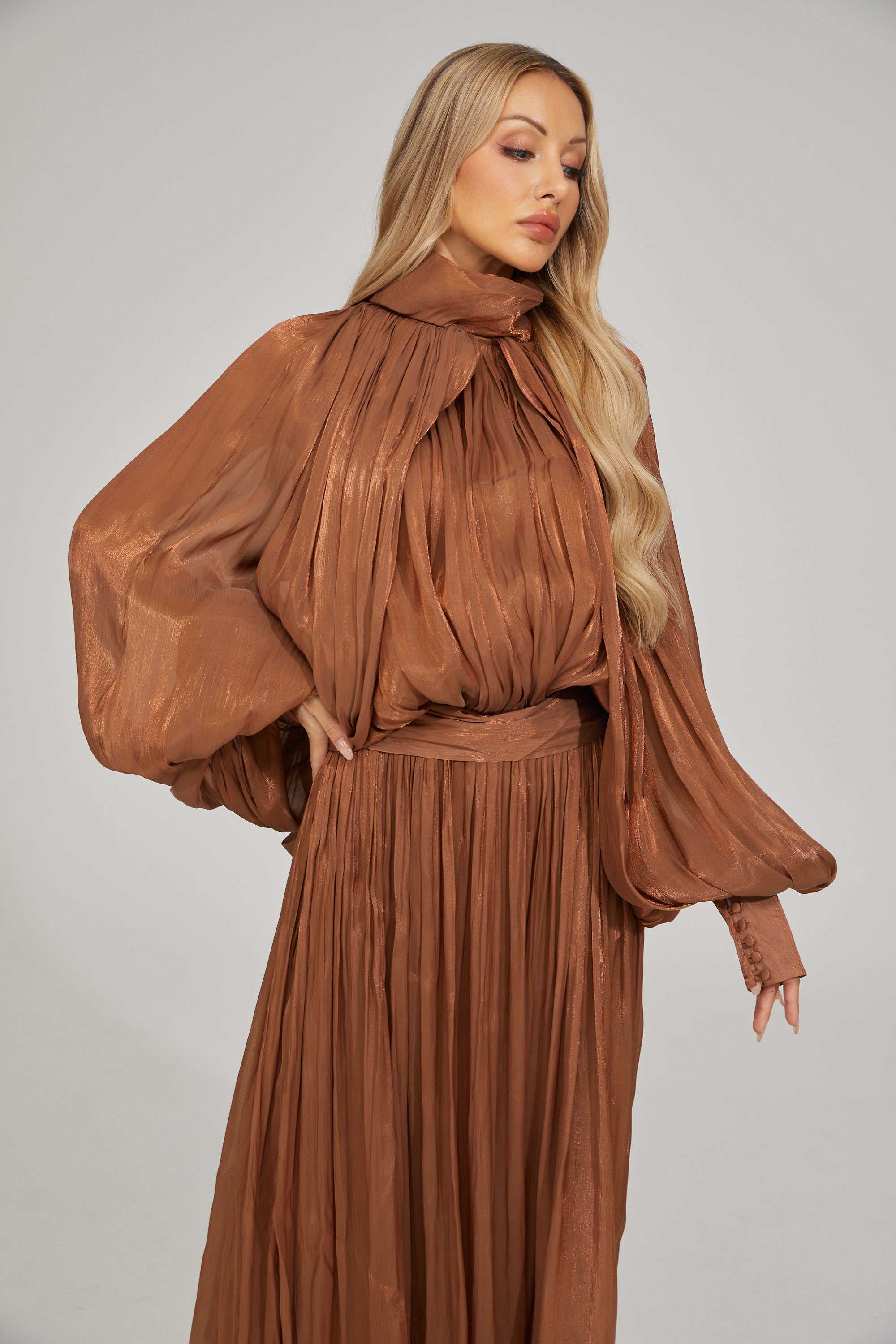 Julissa Golden Hour Flow Maxi Dress