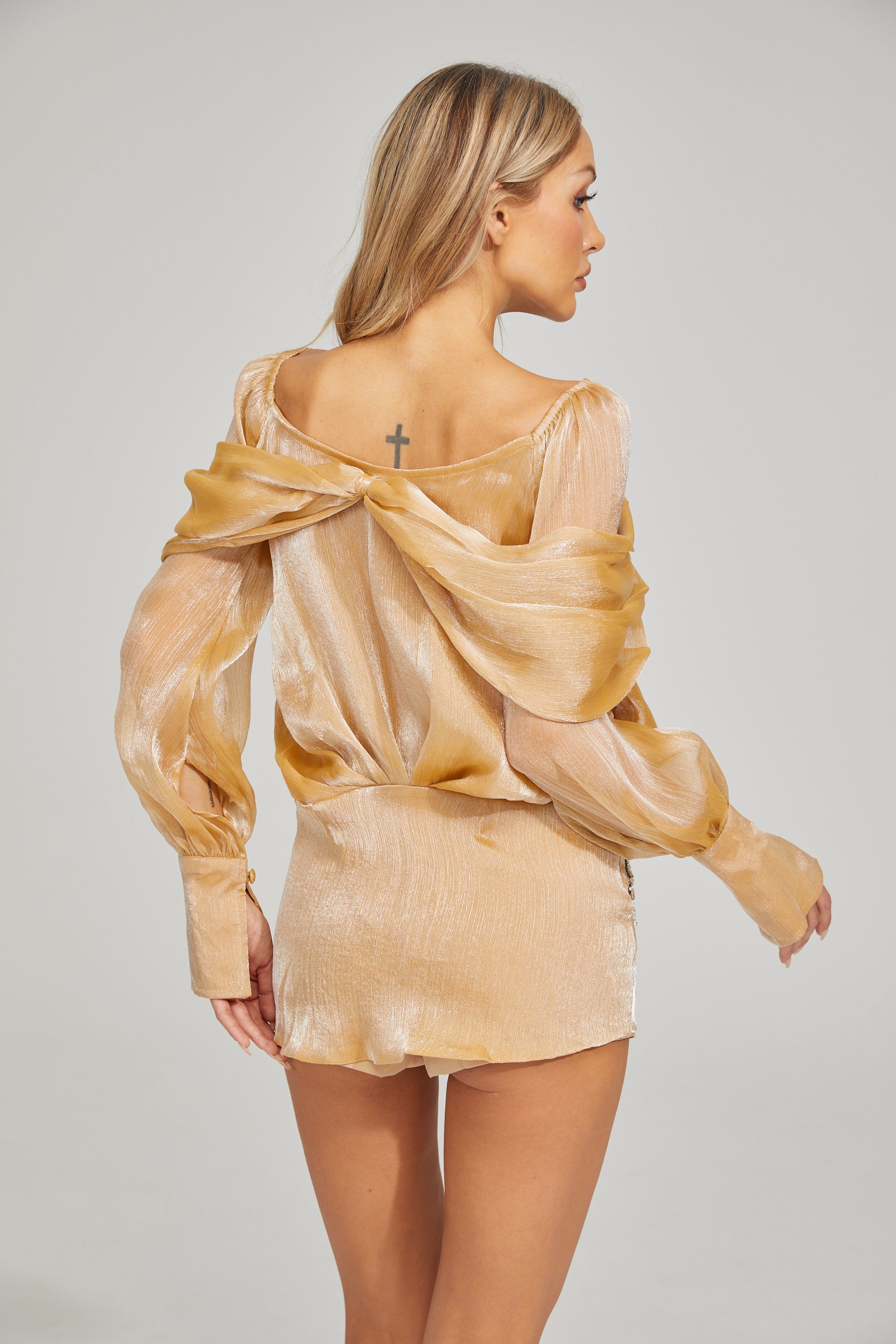 Énora Luxe Silk Mini Dress