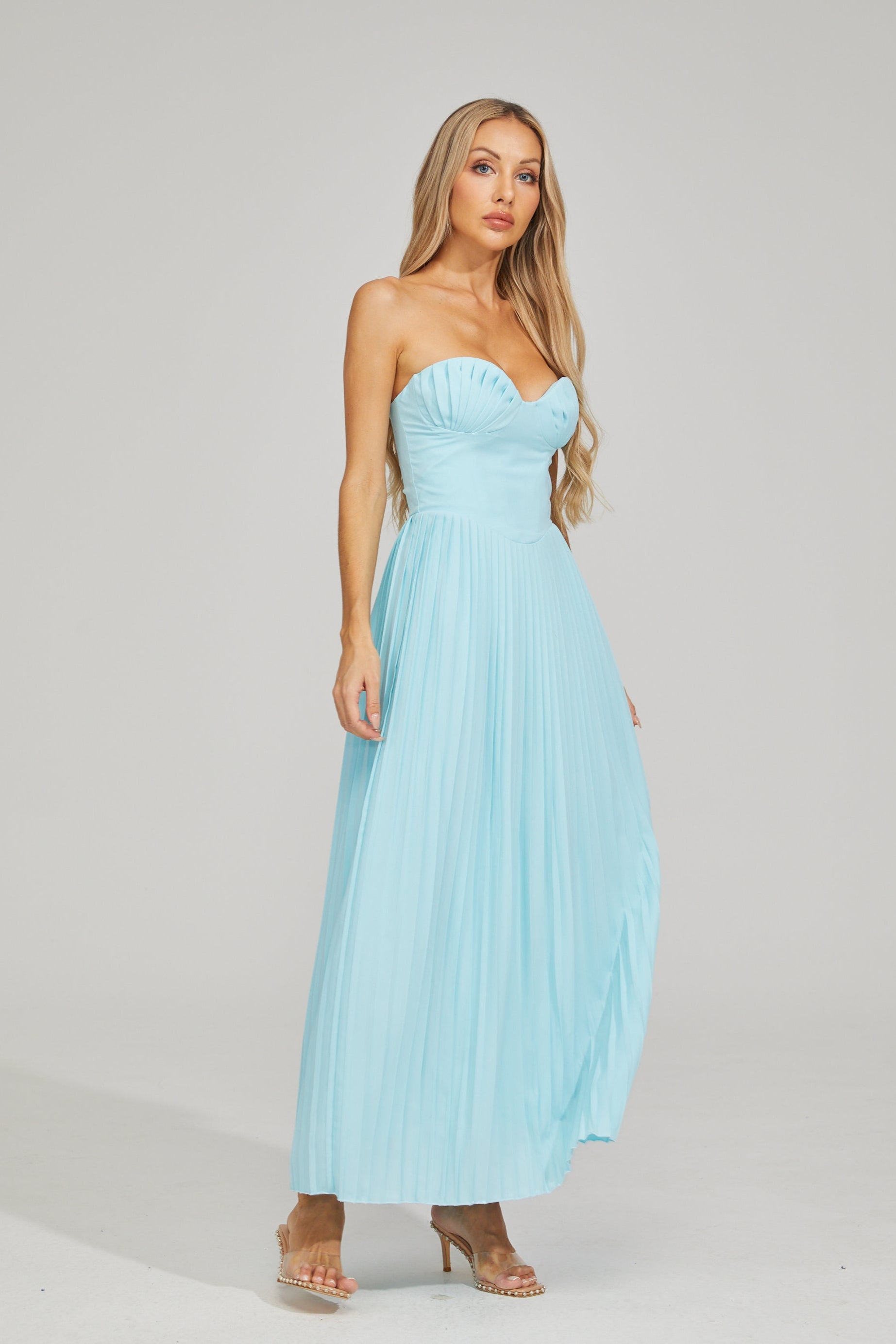 Georgia Breeze Pleated Maxi Dress