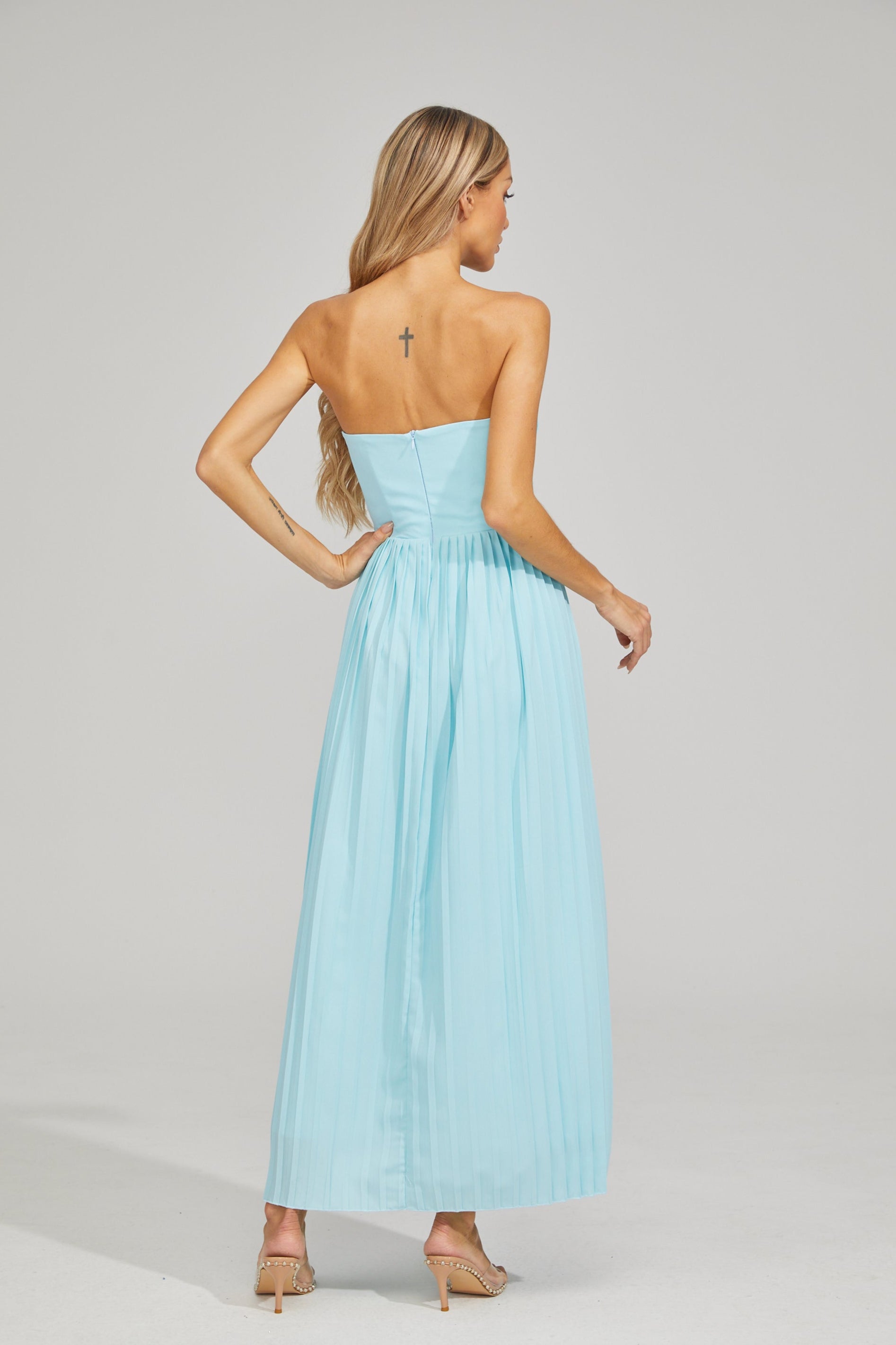 Georgia Breeze Pleated Maxi Dress