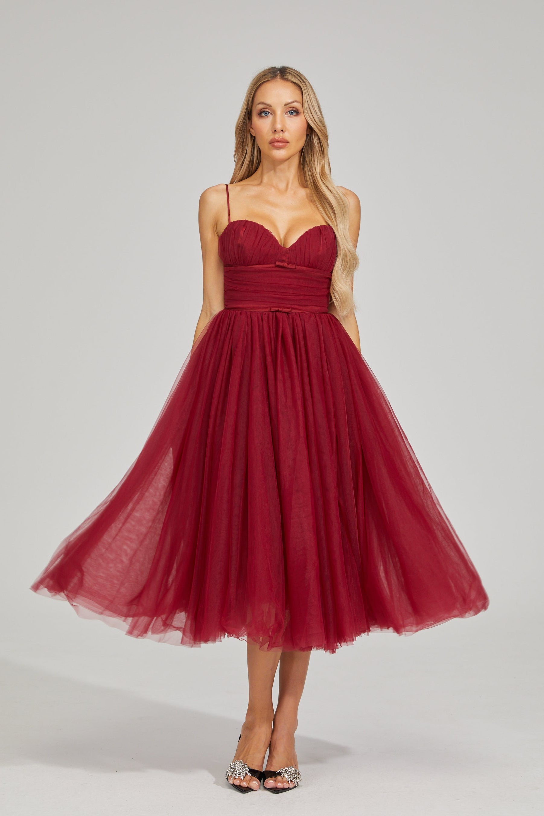 Rhaelle Dream Tulle Midi Dress