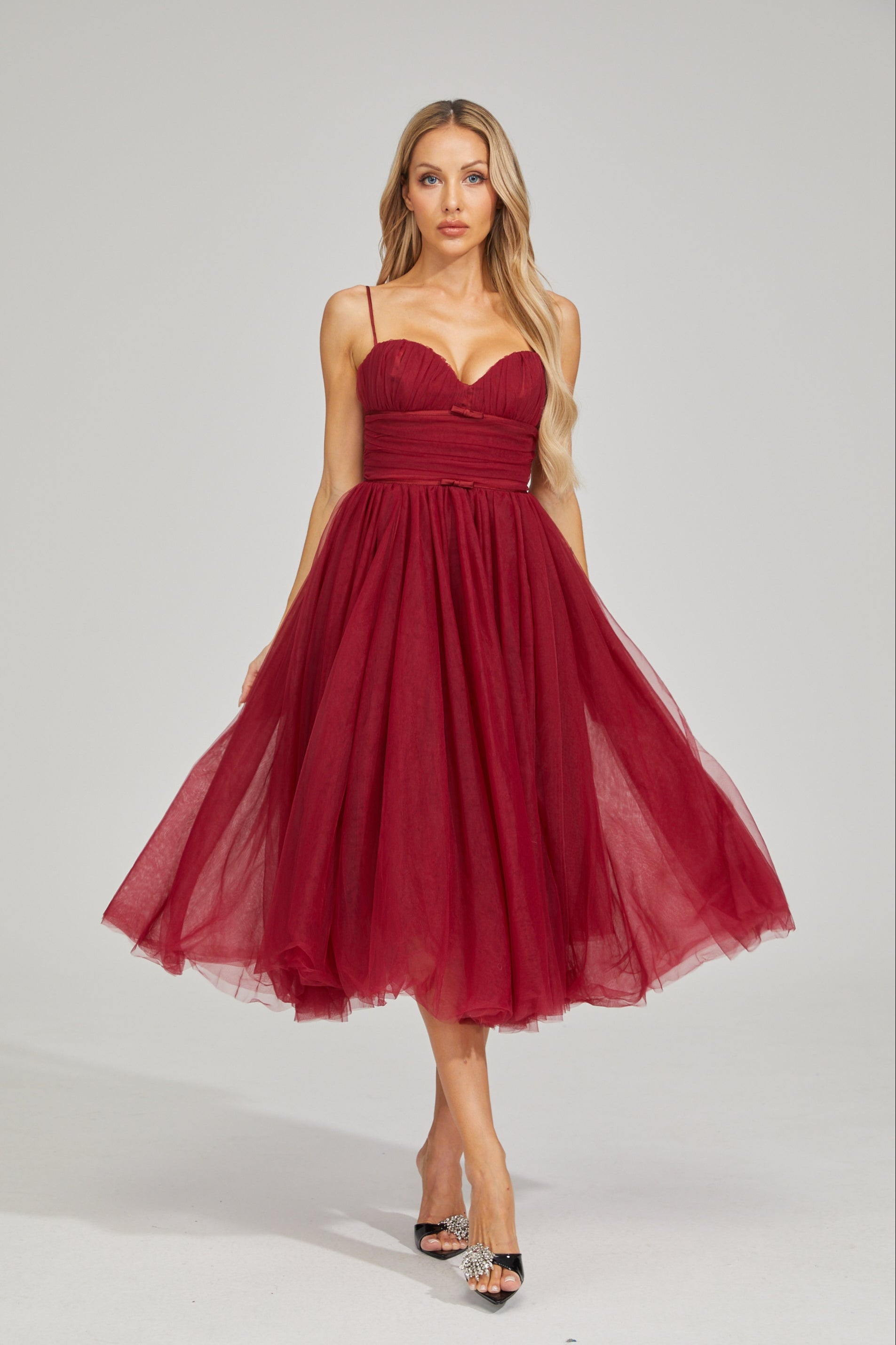 Rhaelle Dream Tulle Midi Dress