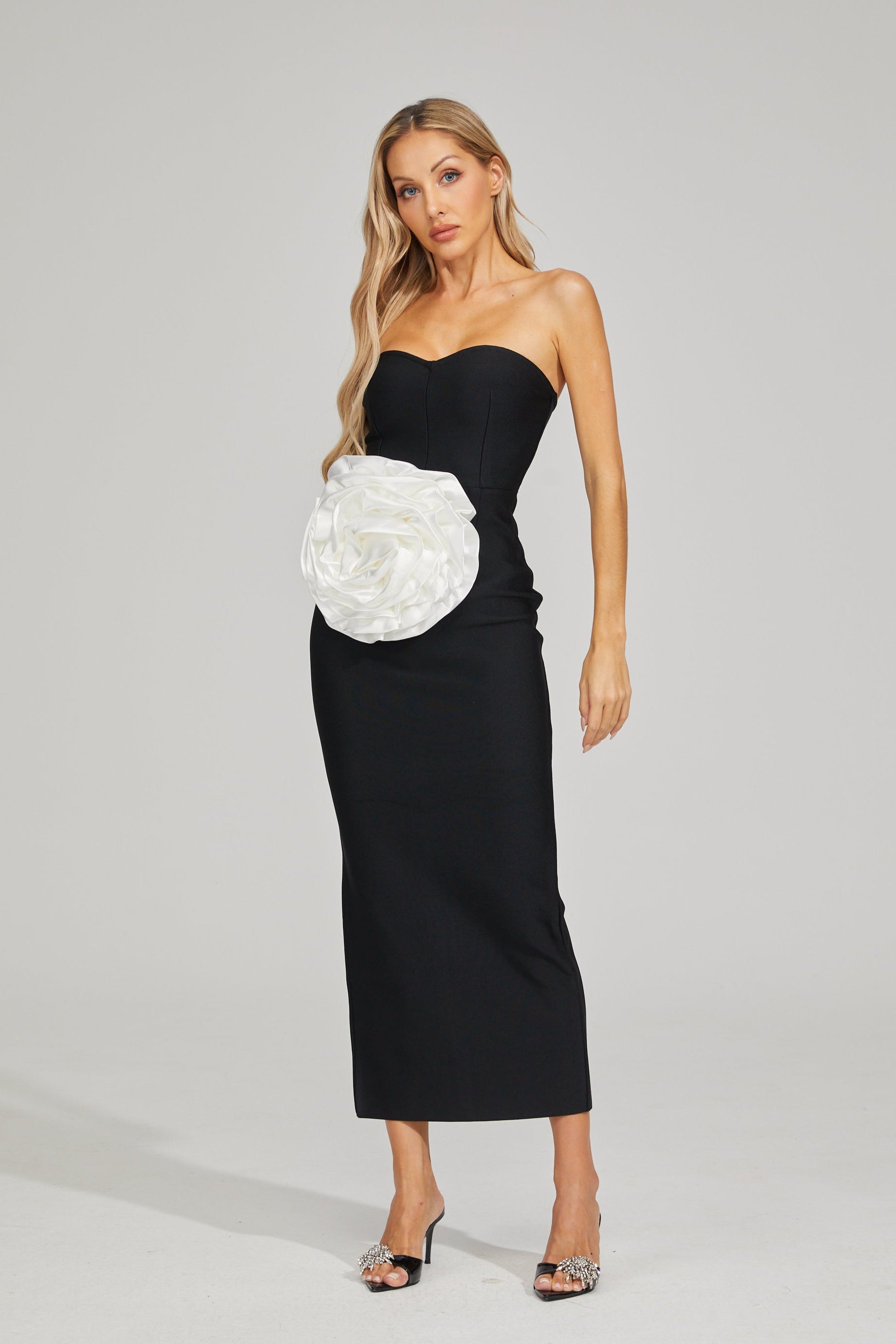 Ginevra Rose Elegance Midi Dress