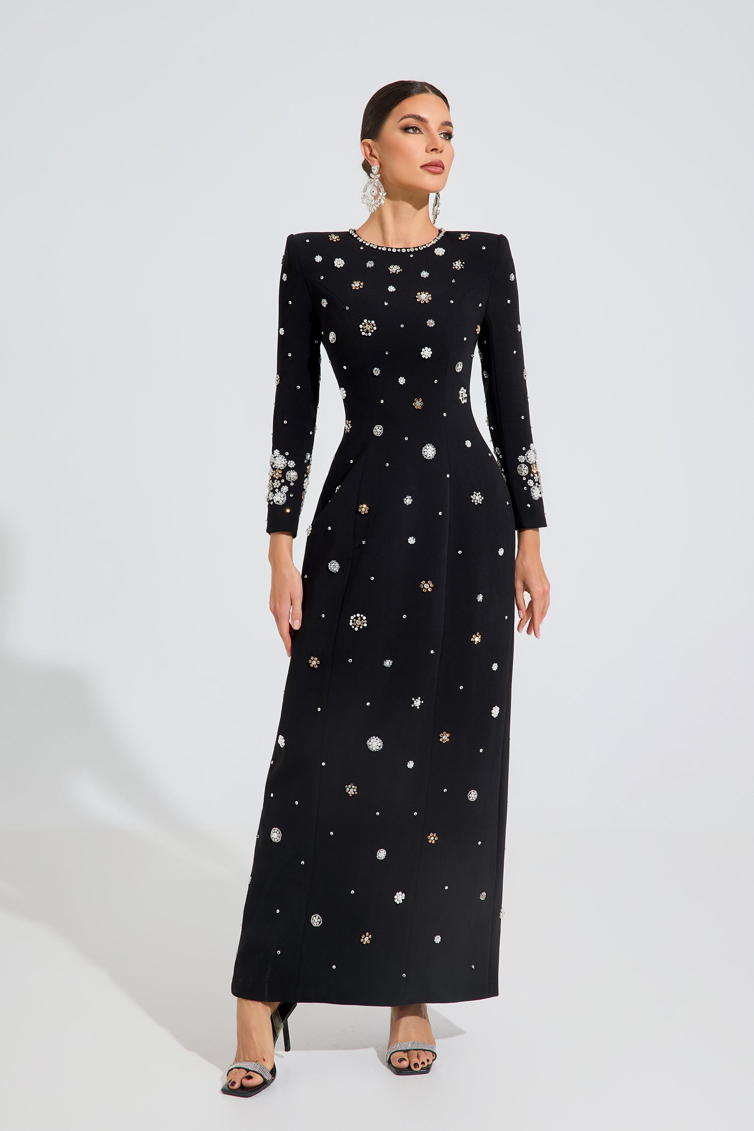 Ottoline Celestial Embellished Maxi Dress