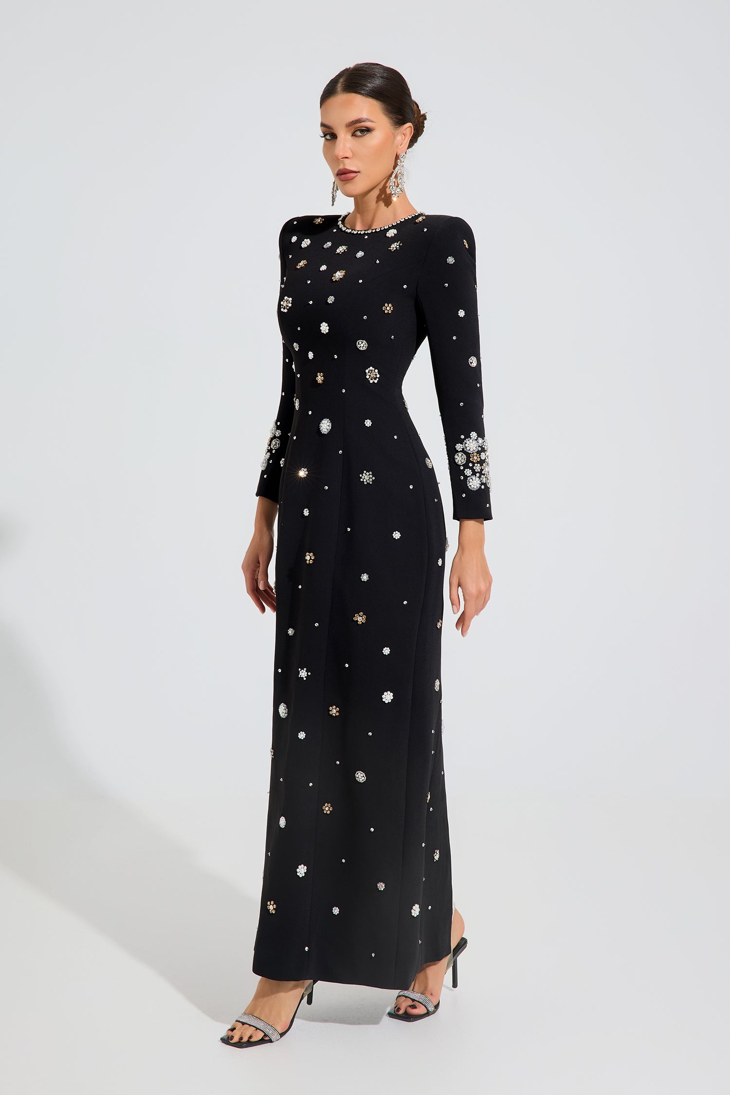 Ottoline Celestial Embellished Maxi Dress