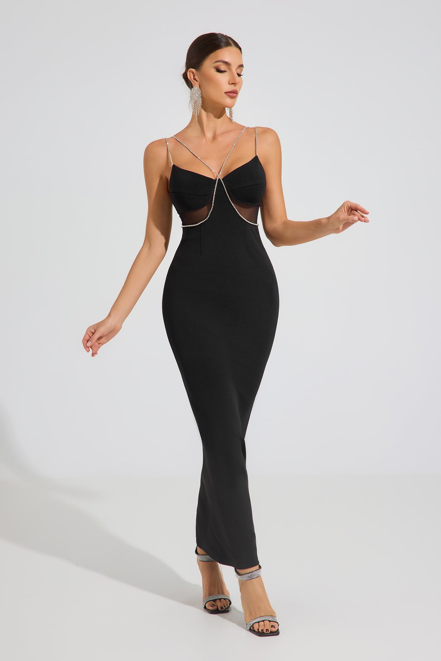 Salem Enchant Chain Detail Maxi Dress