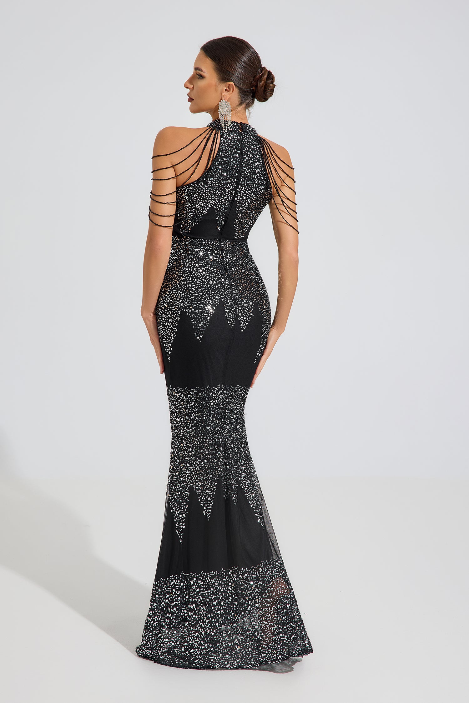 Iris Midnight Spark Maxi Dress