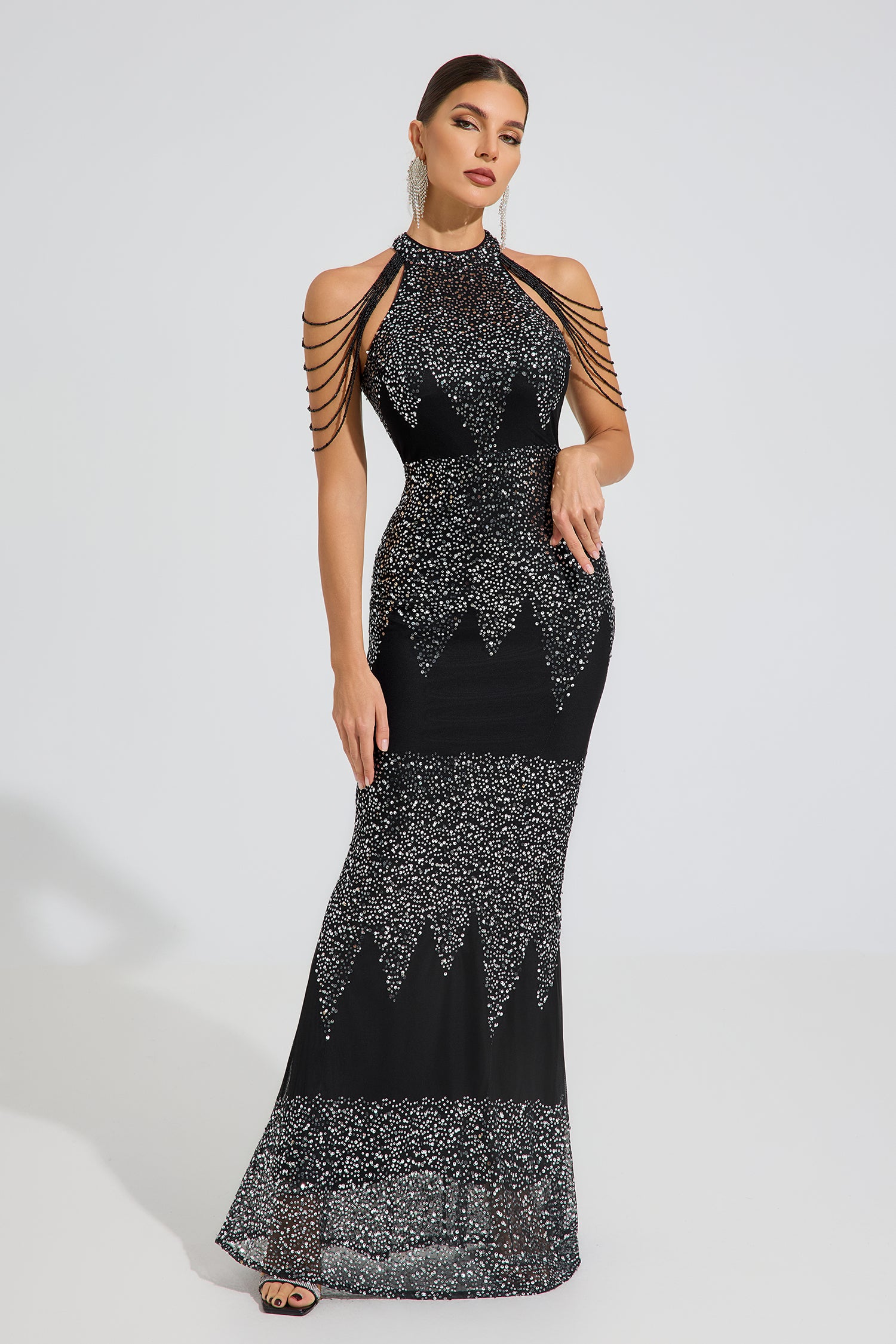 Iris Midnight Spark Maxi Dress