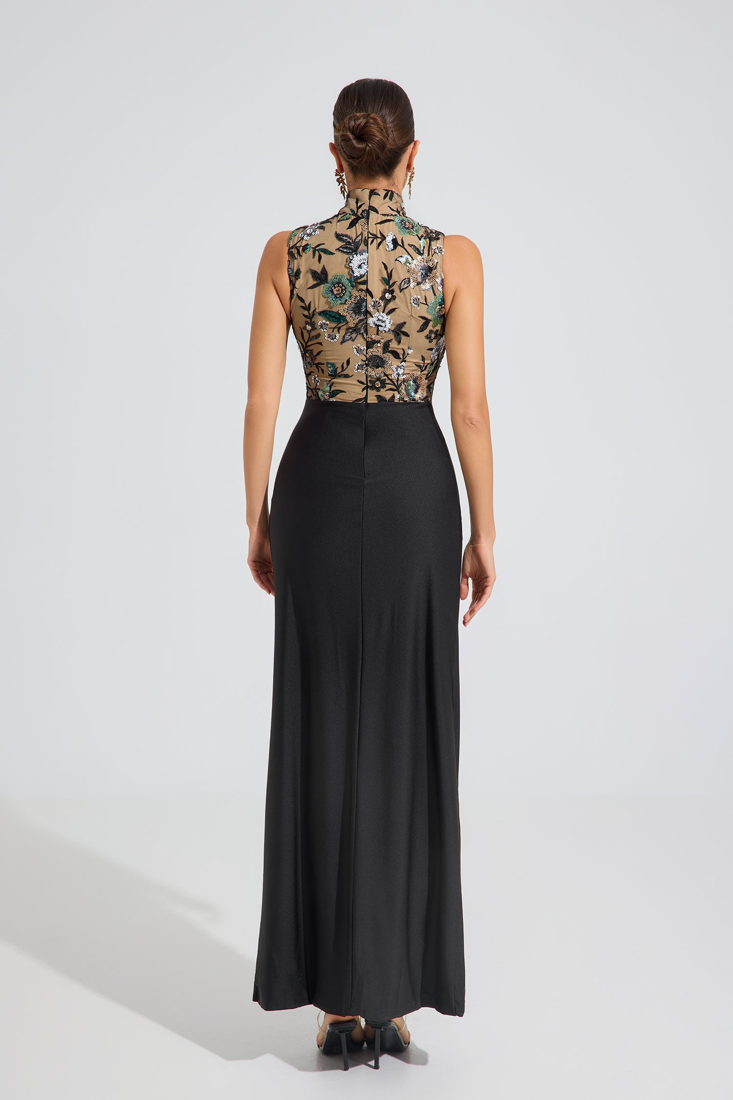 Octavia Floral Illusion Maxi Dress
