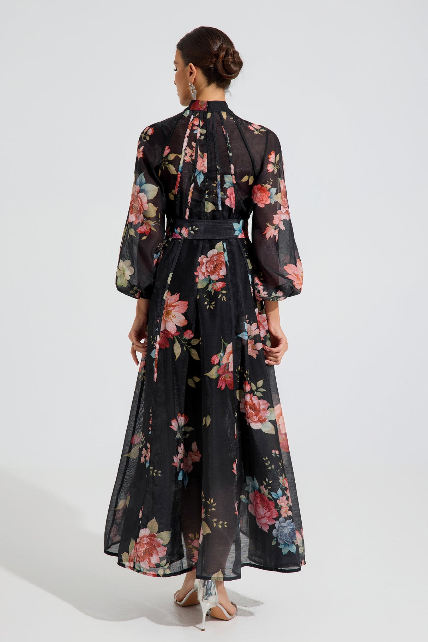 Saffron Midnight Bloom Maxi Dress