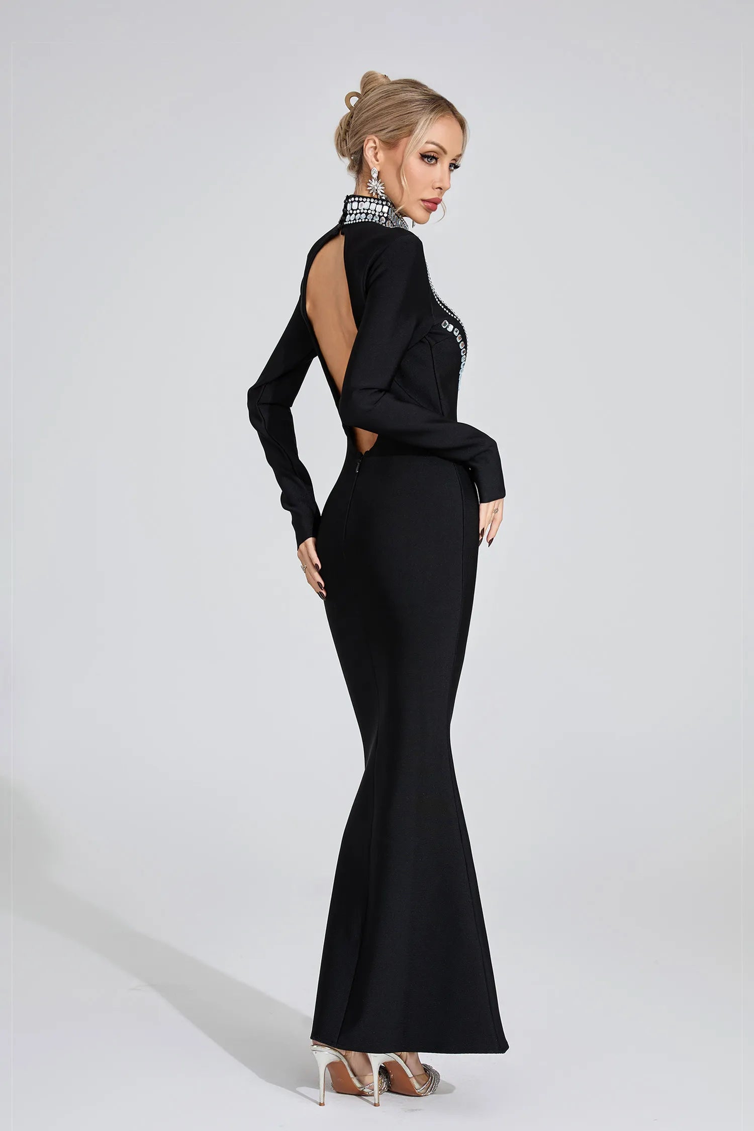 Ellery Black Diamond Maxi Dress