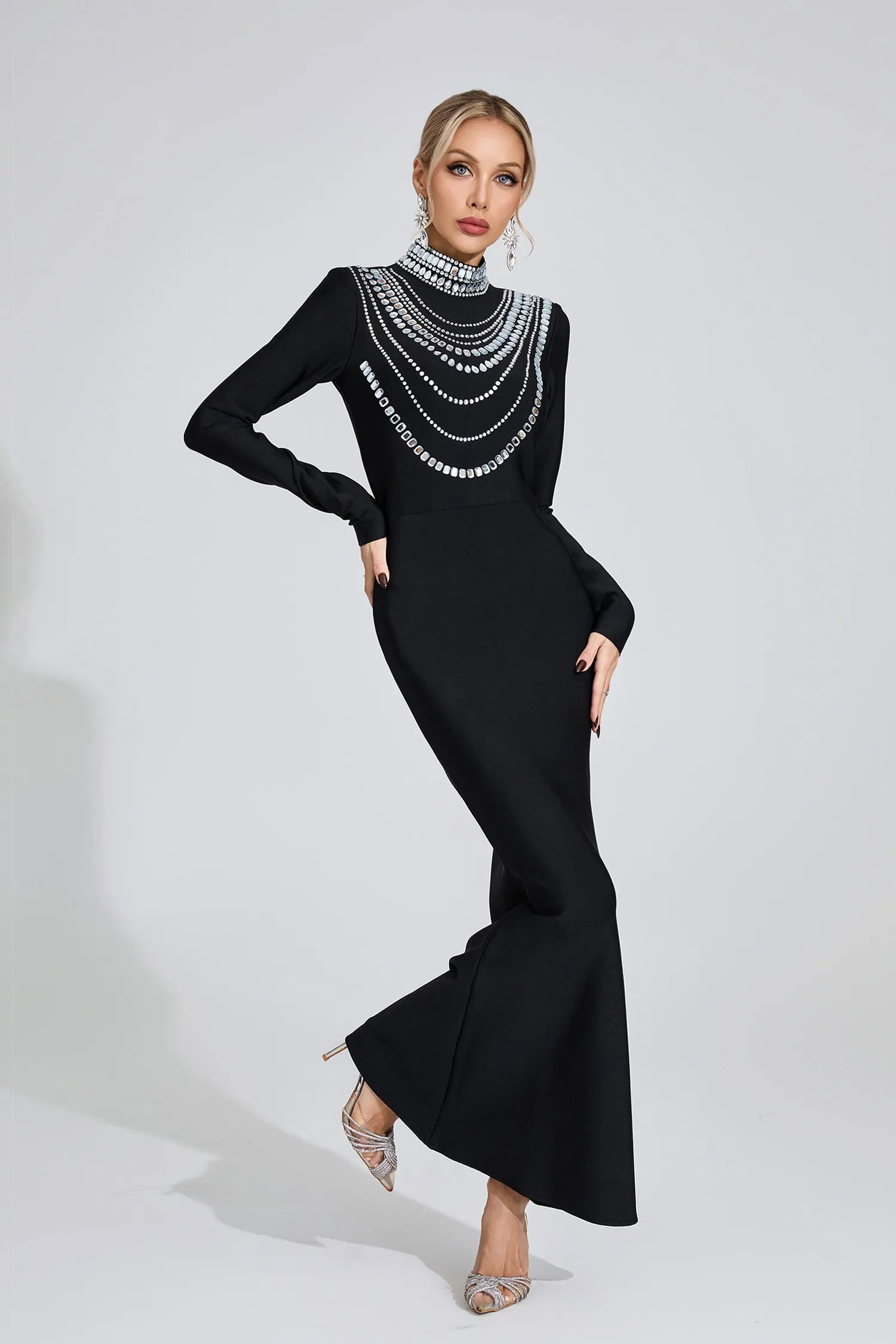 Ellery Black Diamond Maxi Dress