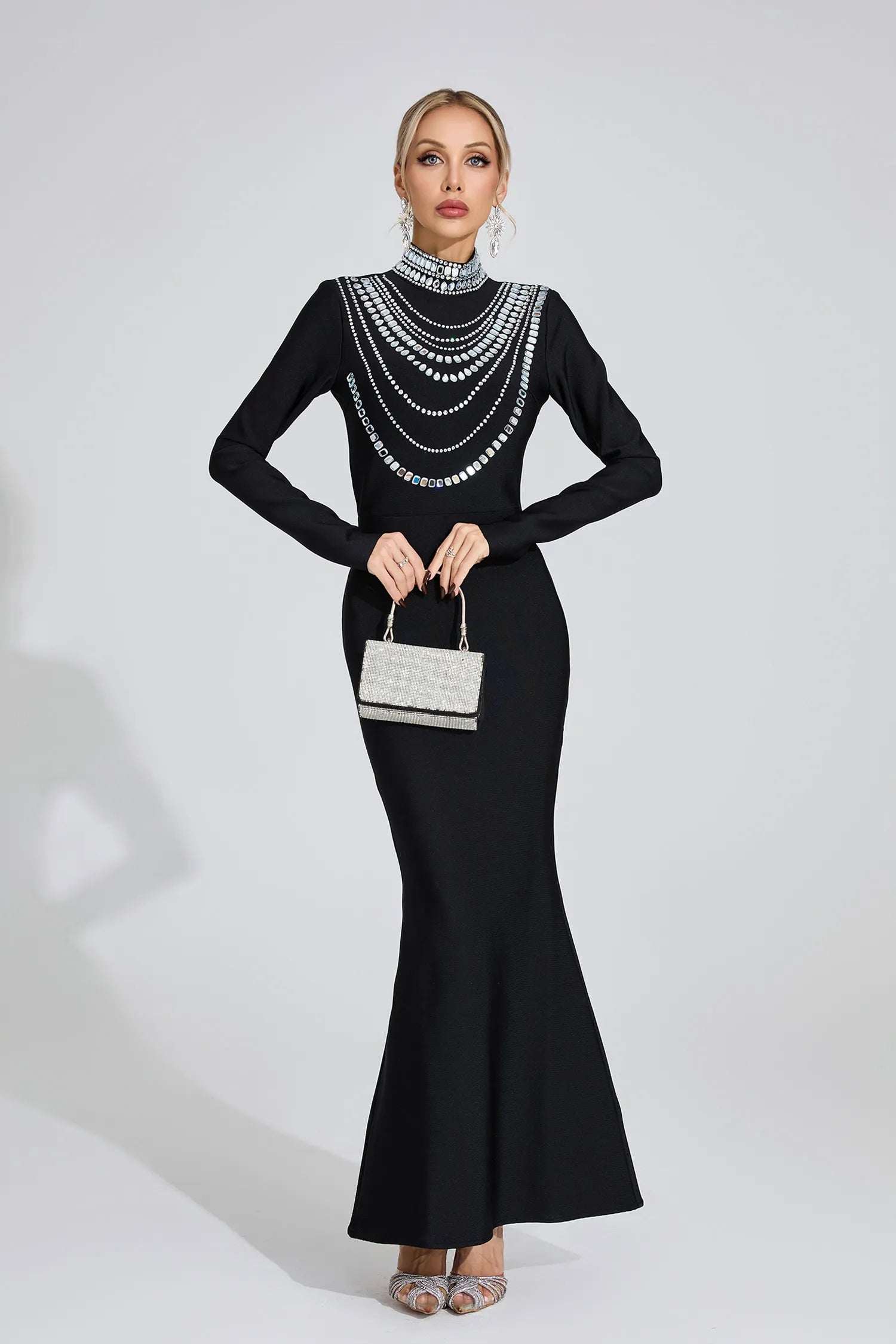 Ellery Black Diamond Maxi Dress