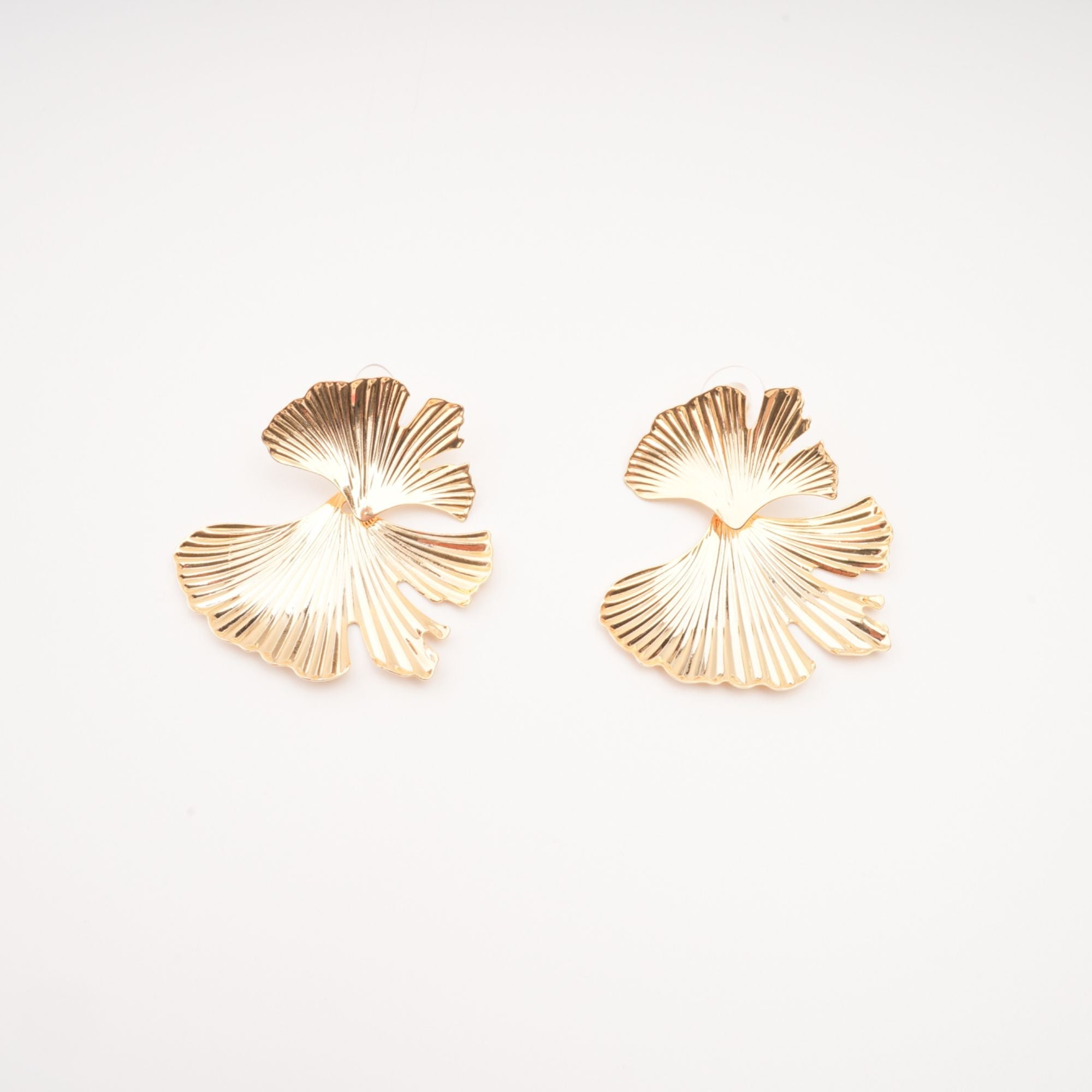 Adriana gold filled ginkgo earrings