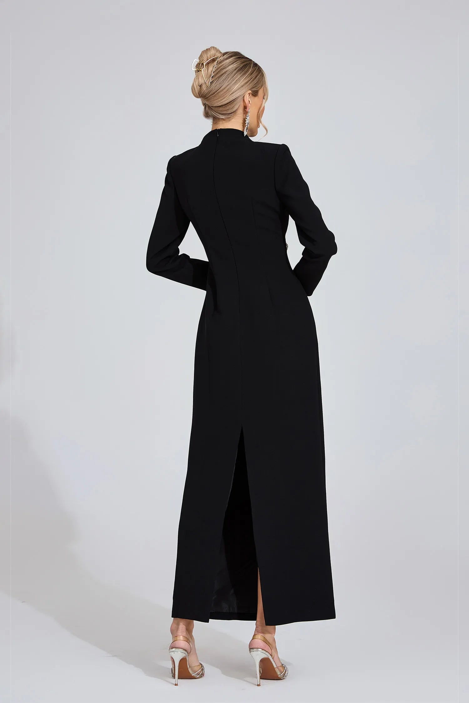 Noctira Black Diamond Maxi Dress