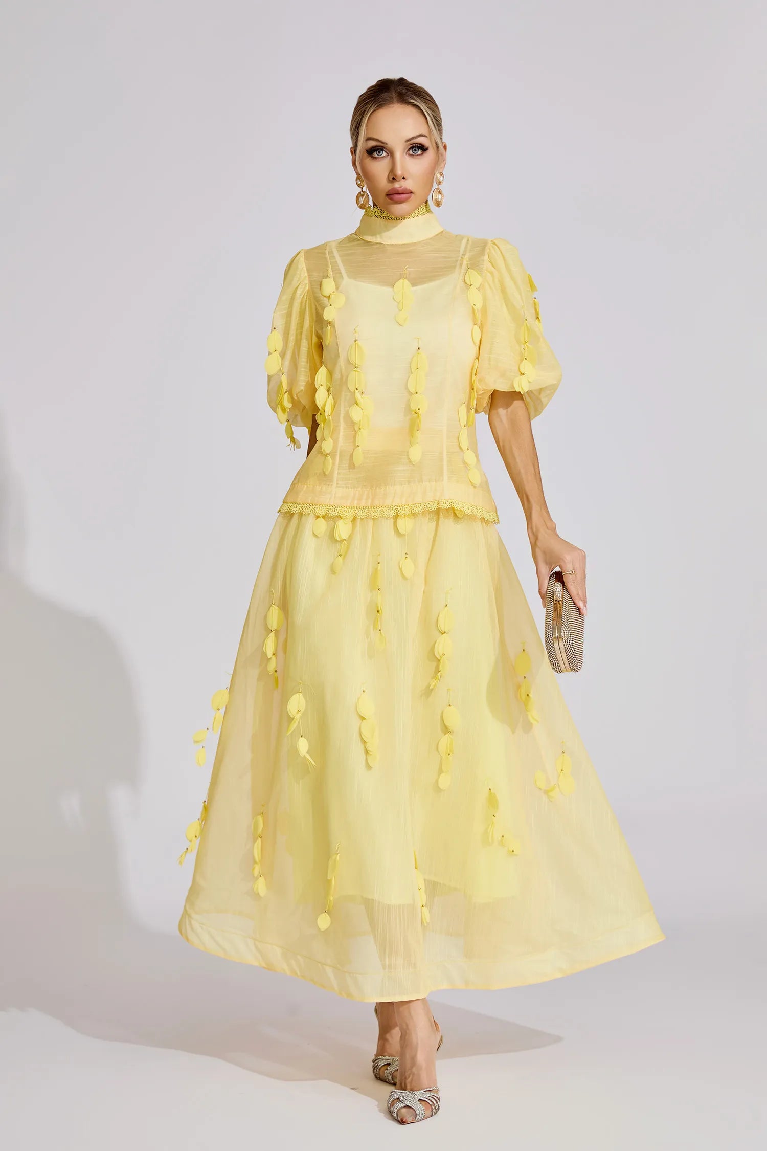 Raelith Yellow Resort Two Piece Set