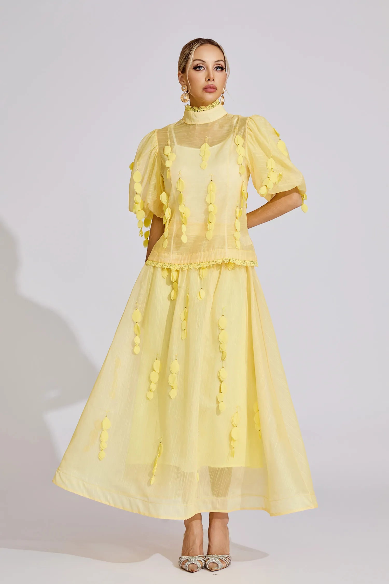 Raelith Yellow Resort Two Piece Set