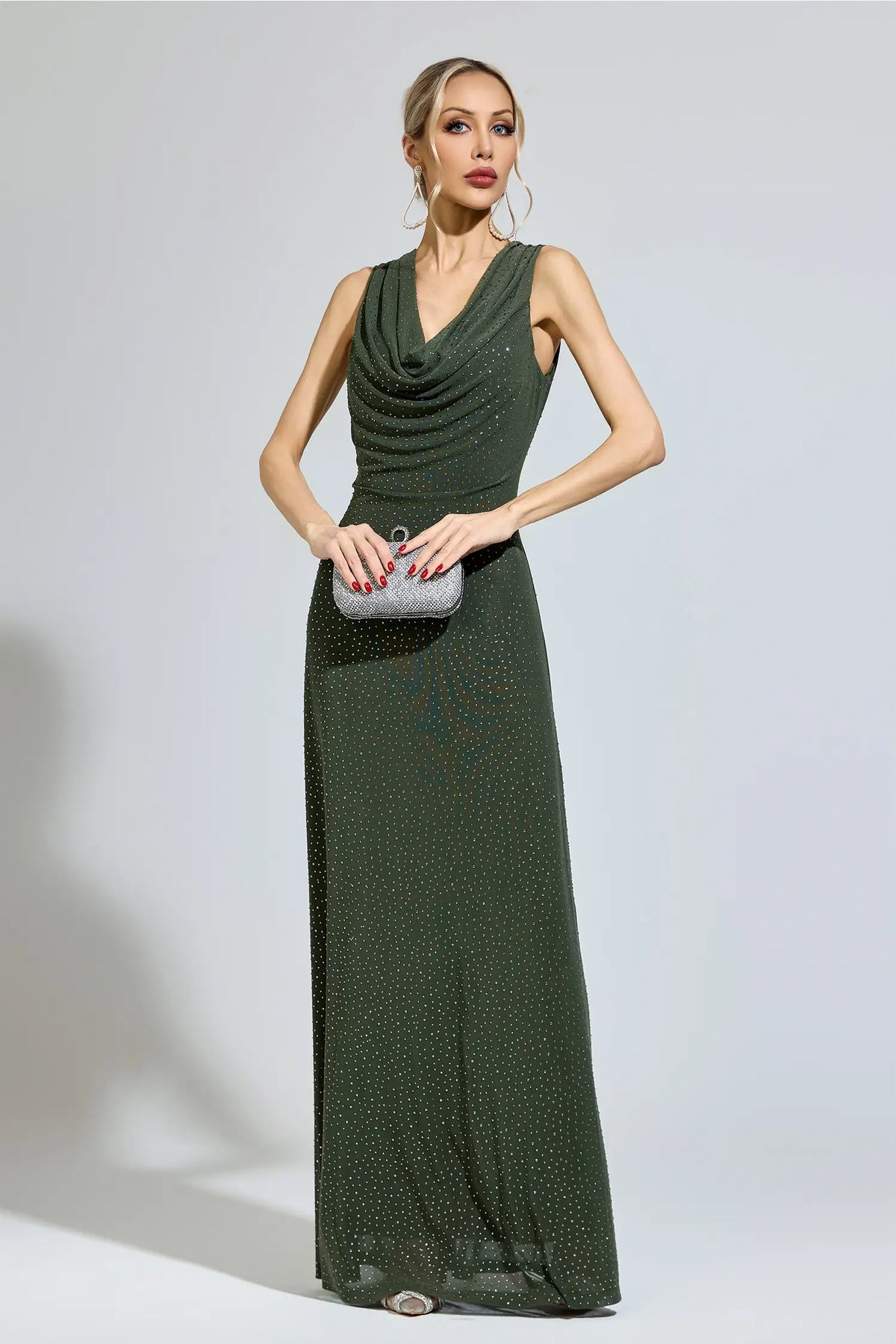 Billie Green Diamond Maxi Dress