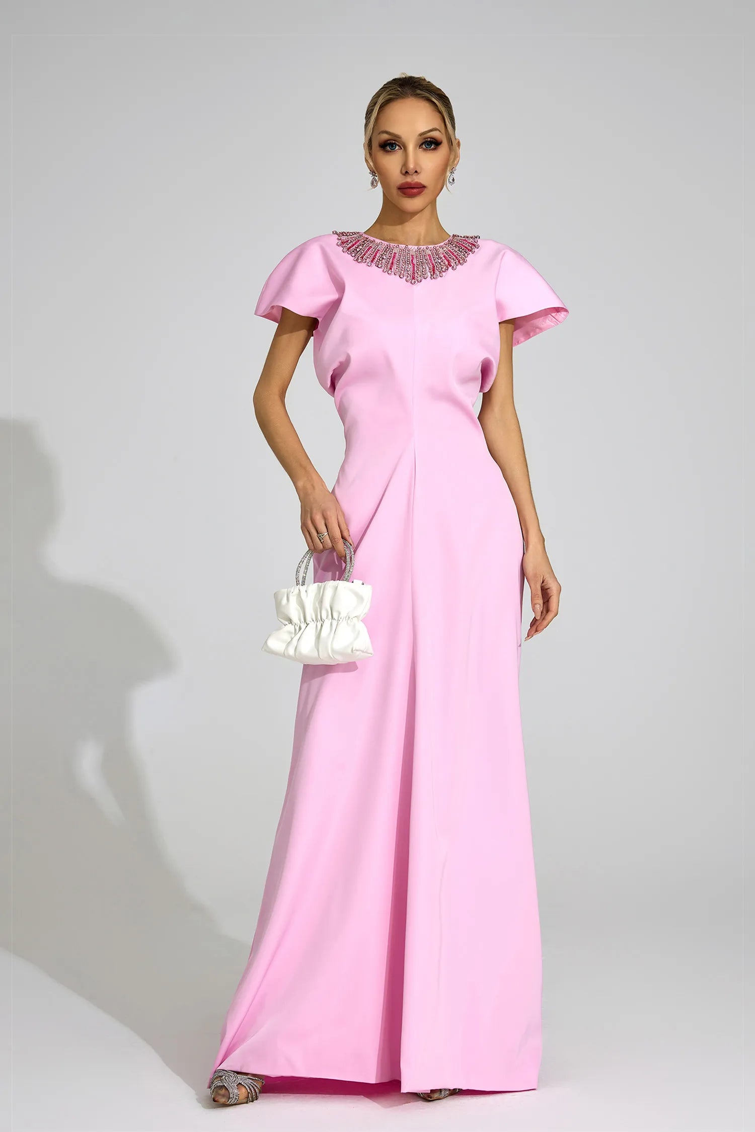 Asteria Pink Diamond Maxi Dress