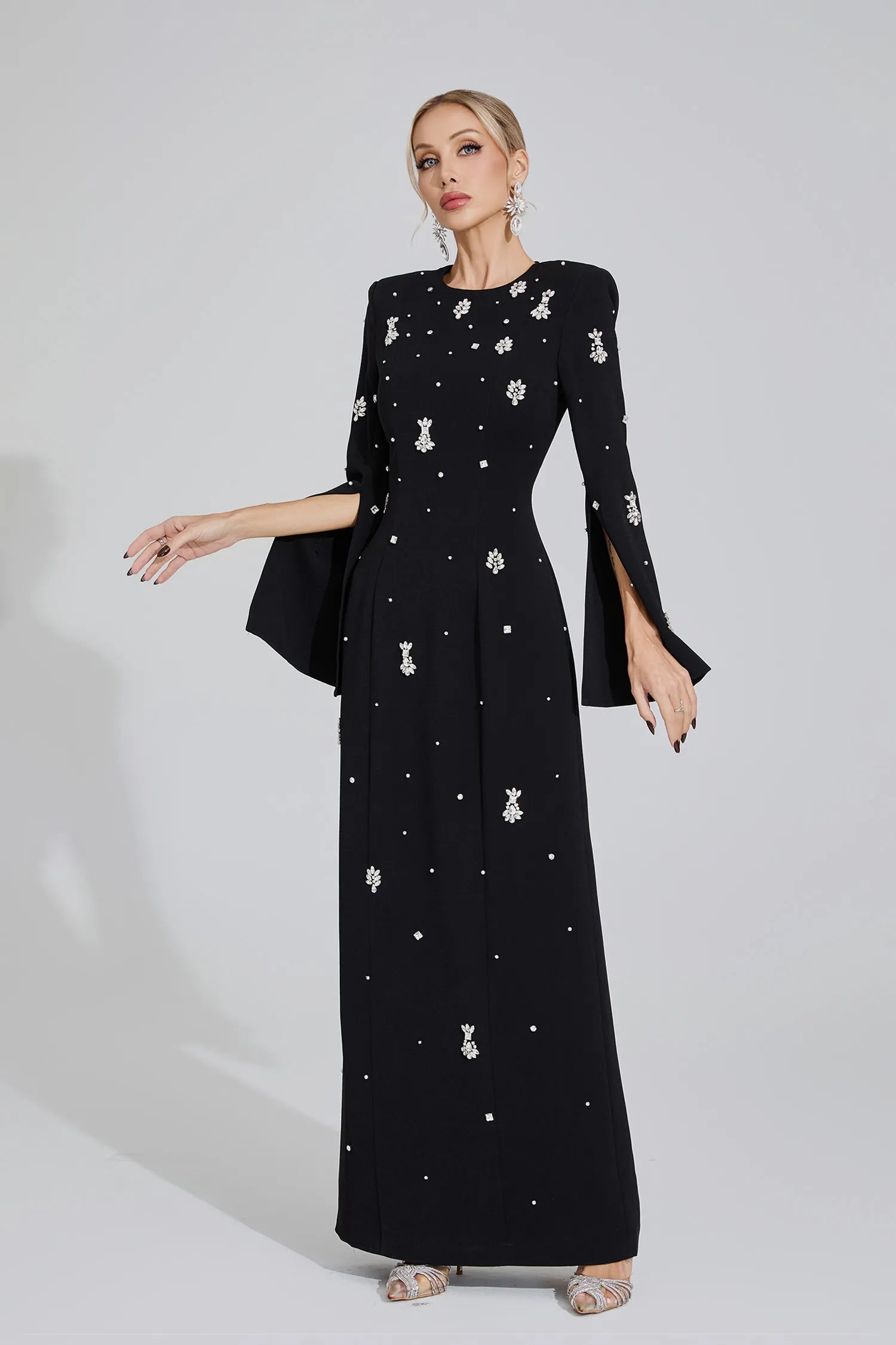 Vayla Black Diamond Maxi Dress
