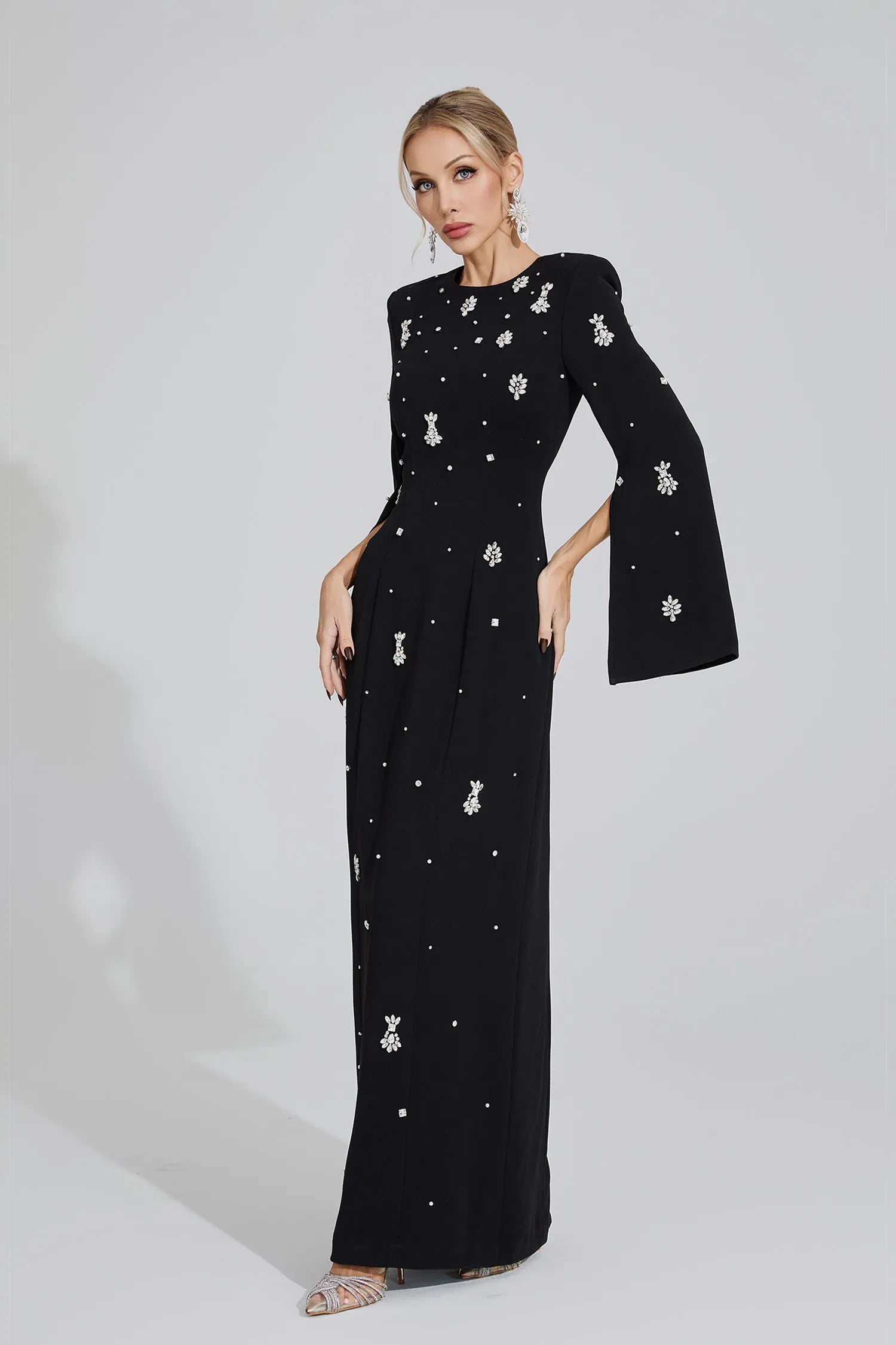 Vayla Black Diamond Maxi Dress