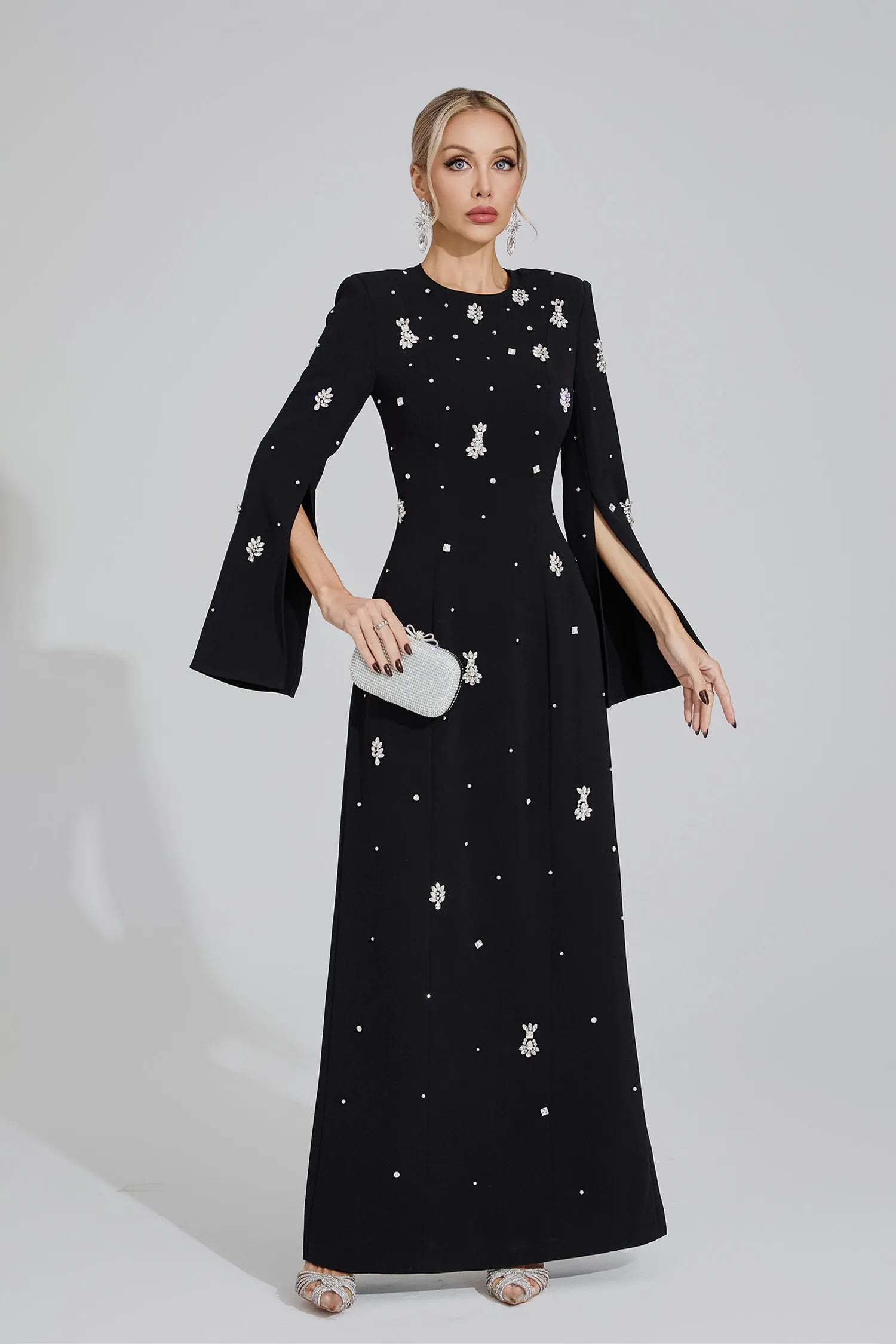 Vayla Black Diamond Maxi Dress