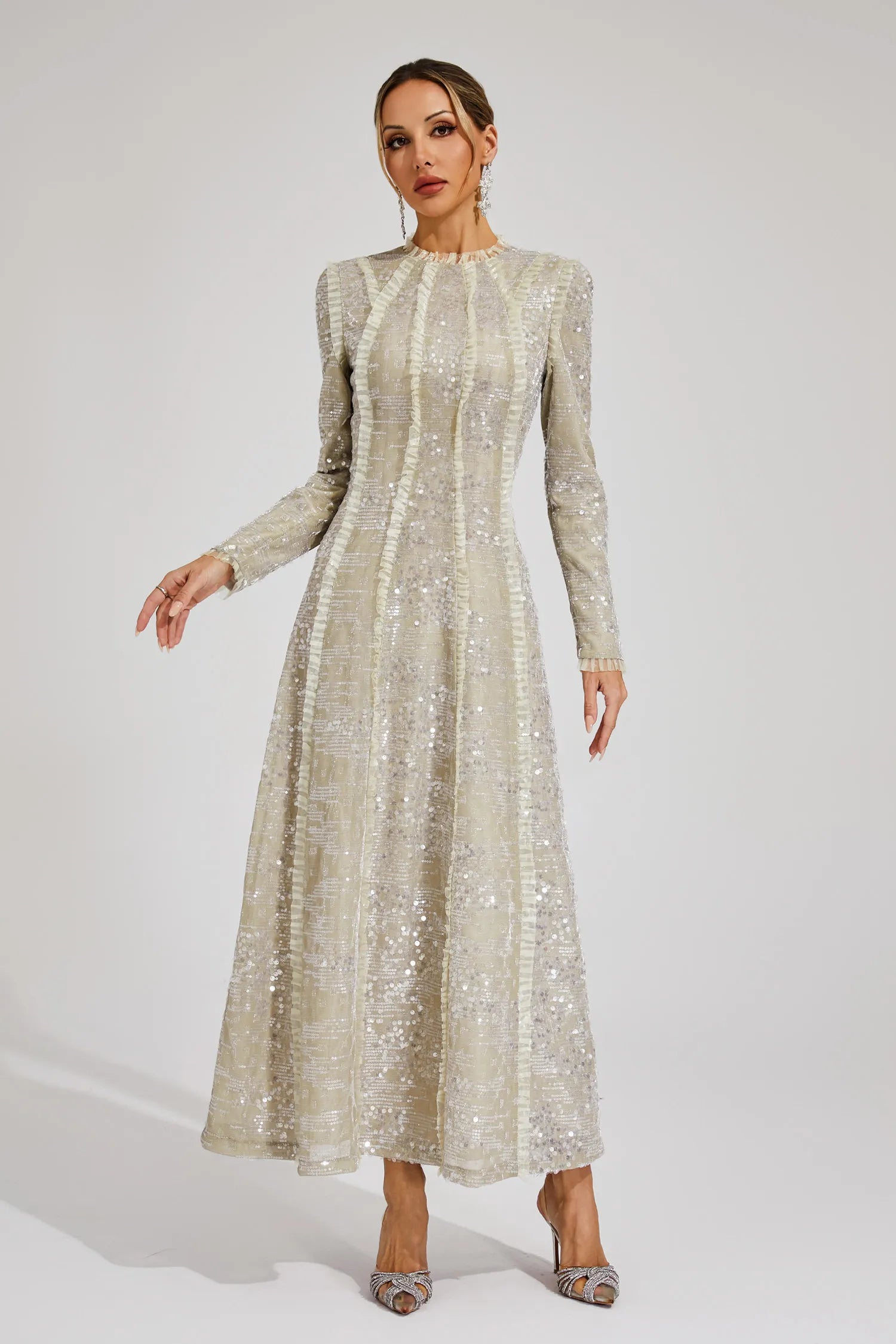 Ramona Maud Sequin Maxi Dress