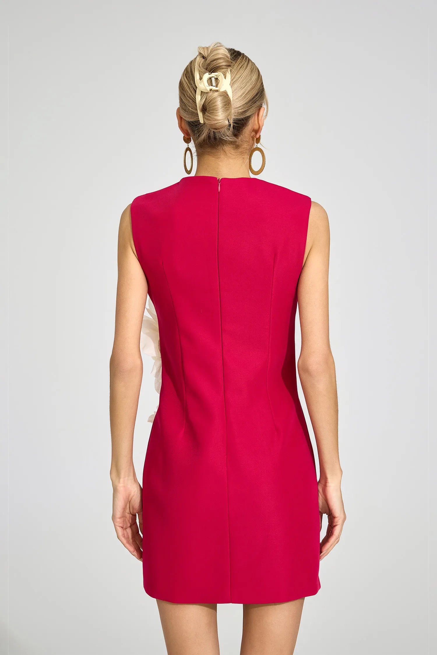 Josephine Thyra Red Floral Mini Dress