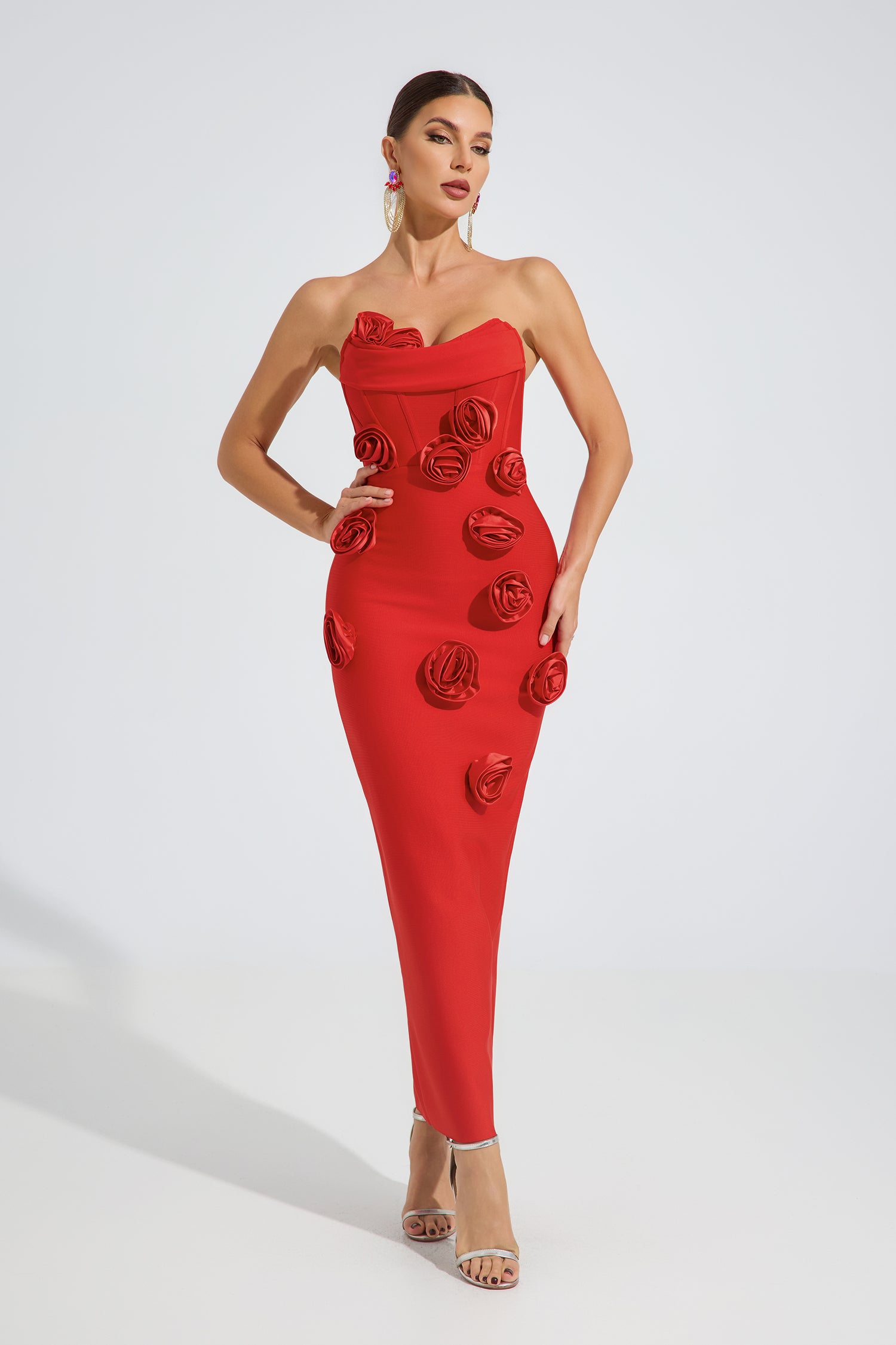 Calyx Scarlet Rose Maxi Dress