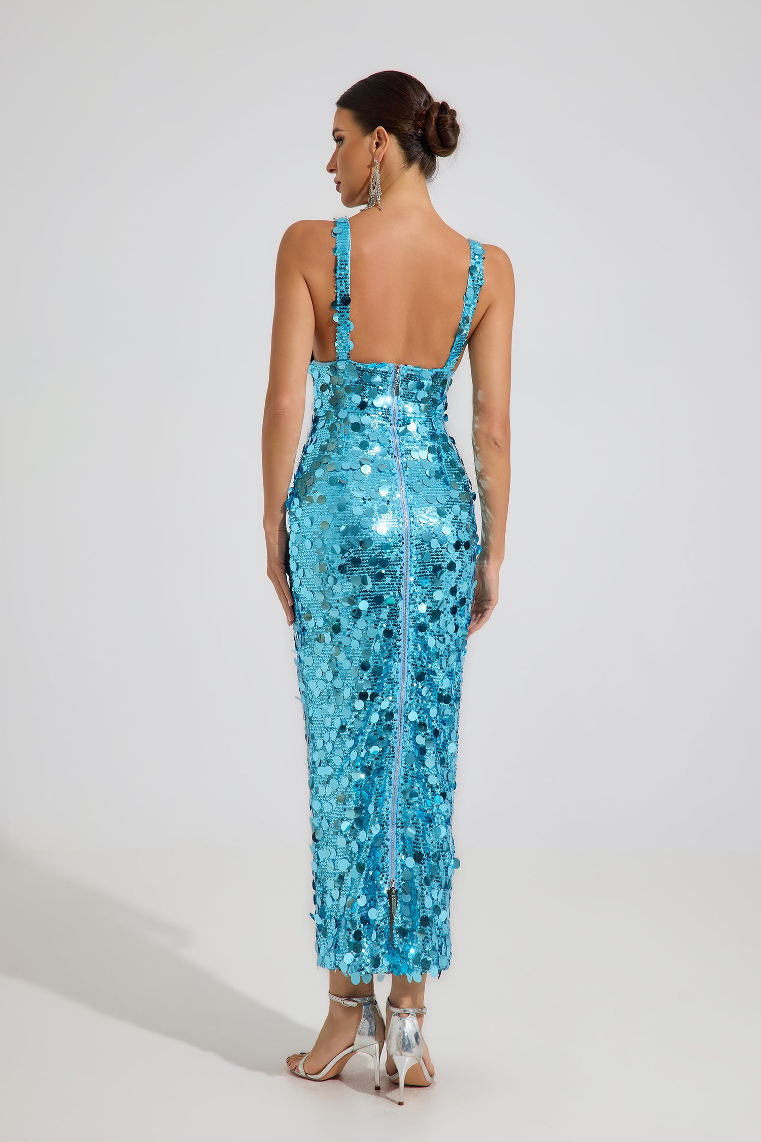 Loxley Ocean Glow Sequin Maxi Dress