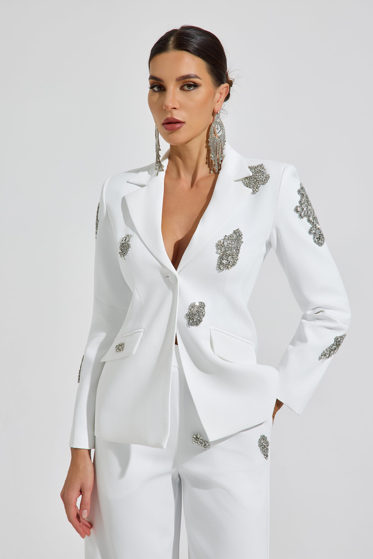 Dorinda Crystal Elegance Suit Set