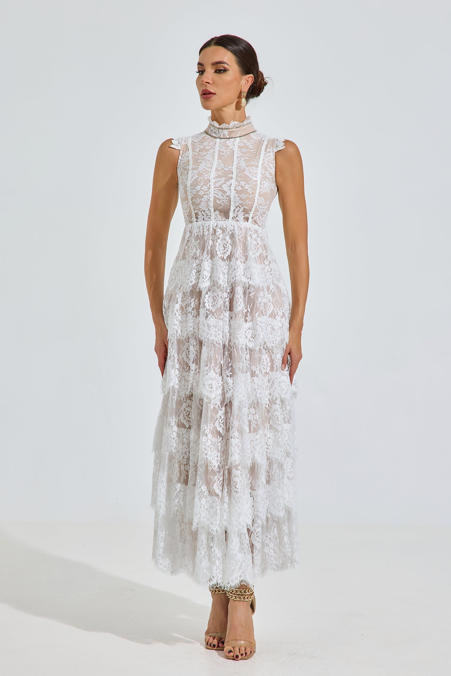Serelis Lace Grace Maxi Dress