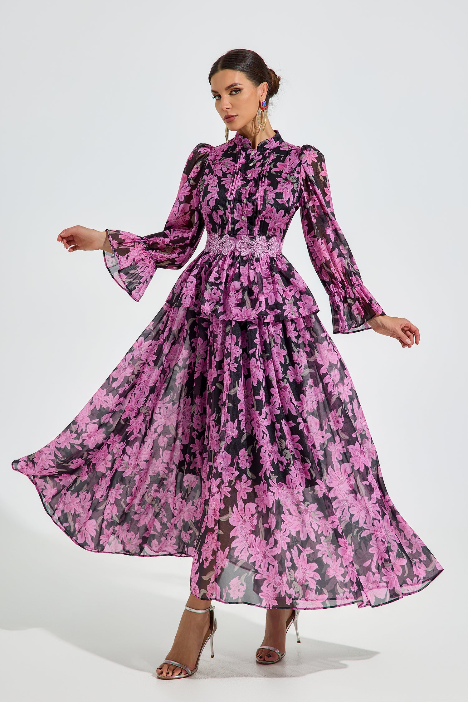 Corbett Midnight Bloom Maxi Dress