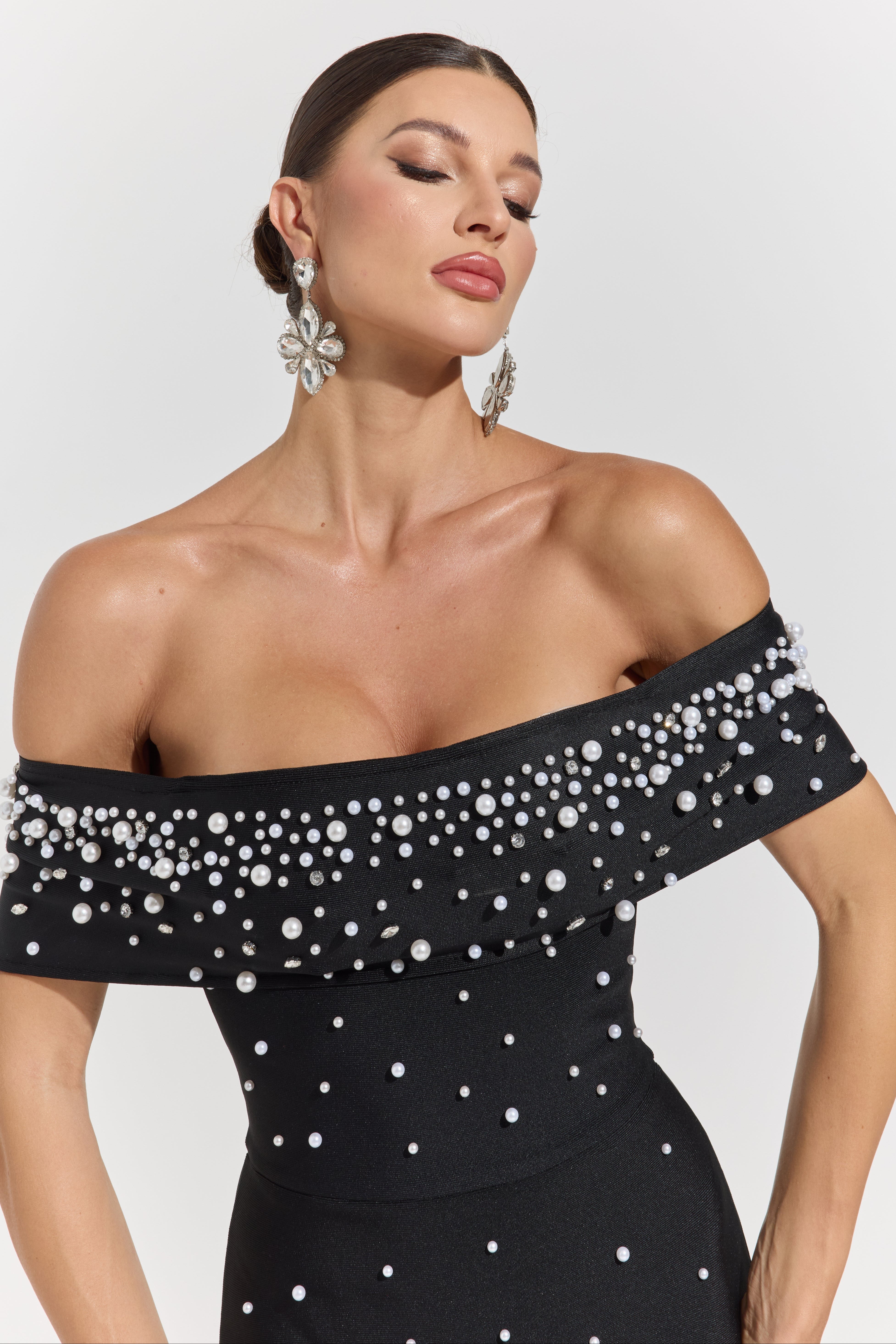 JemimaPearl Off-Shoulder Maxi Dress