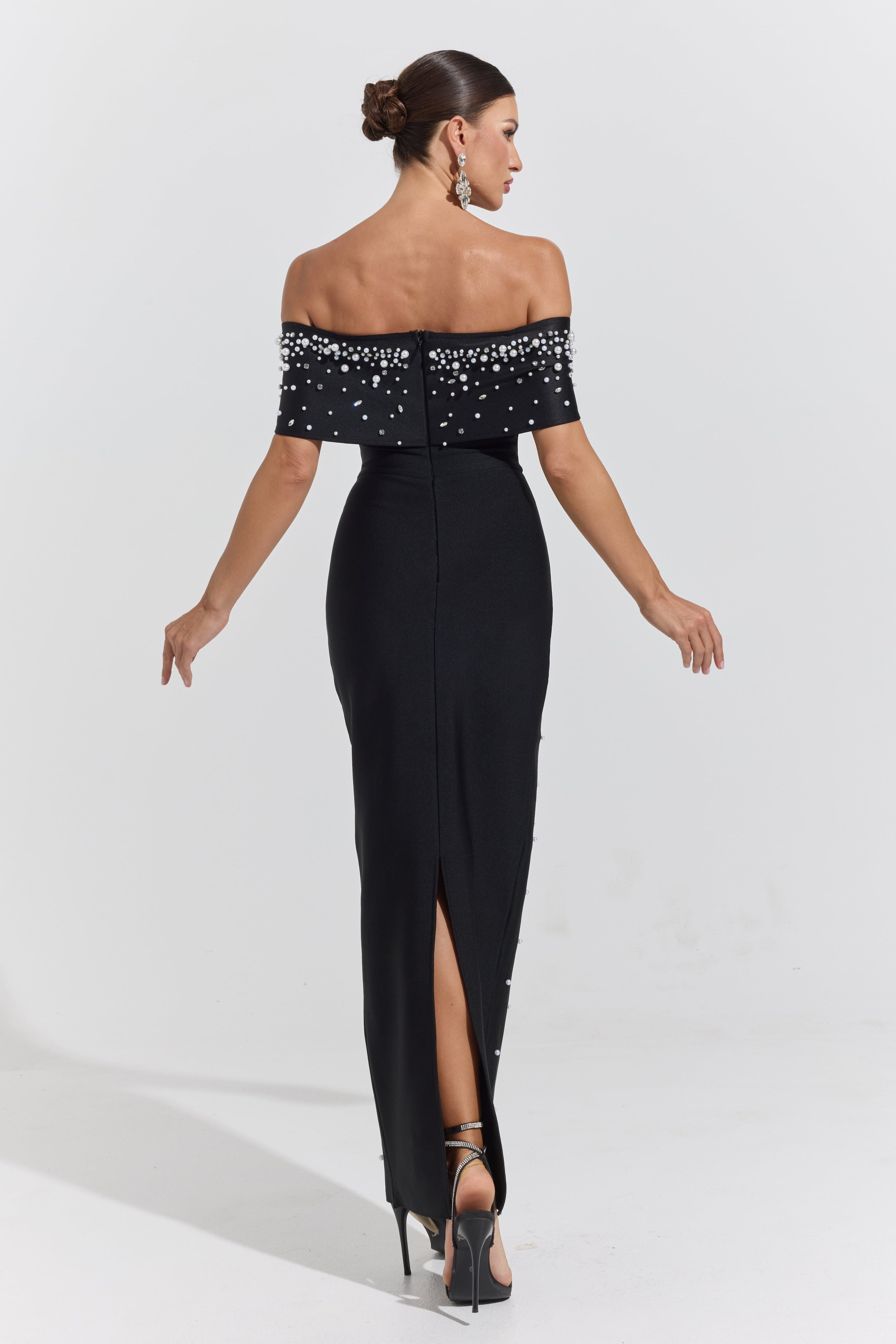 JemimaPearl Off-Shoulder Maxi Dress
