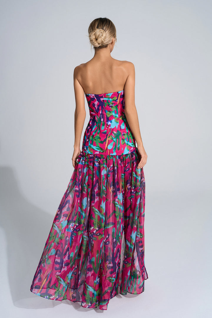 Toynbee Red Floral Maxi Dress