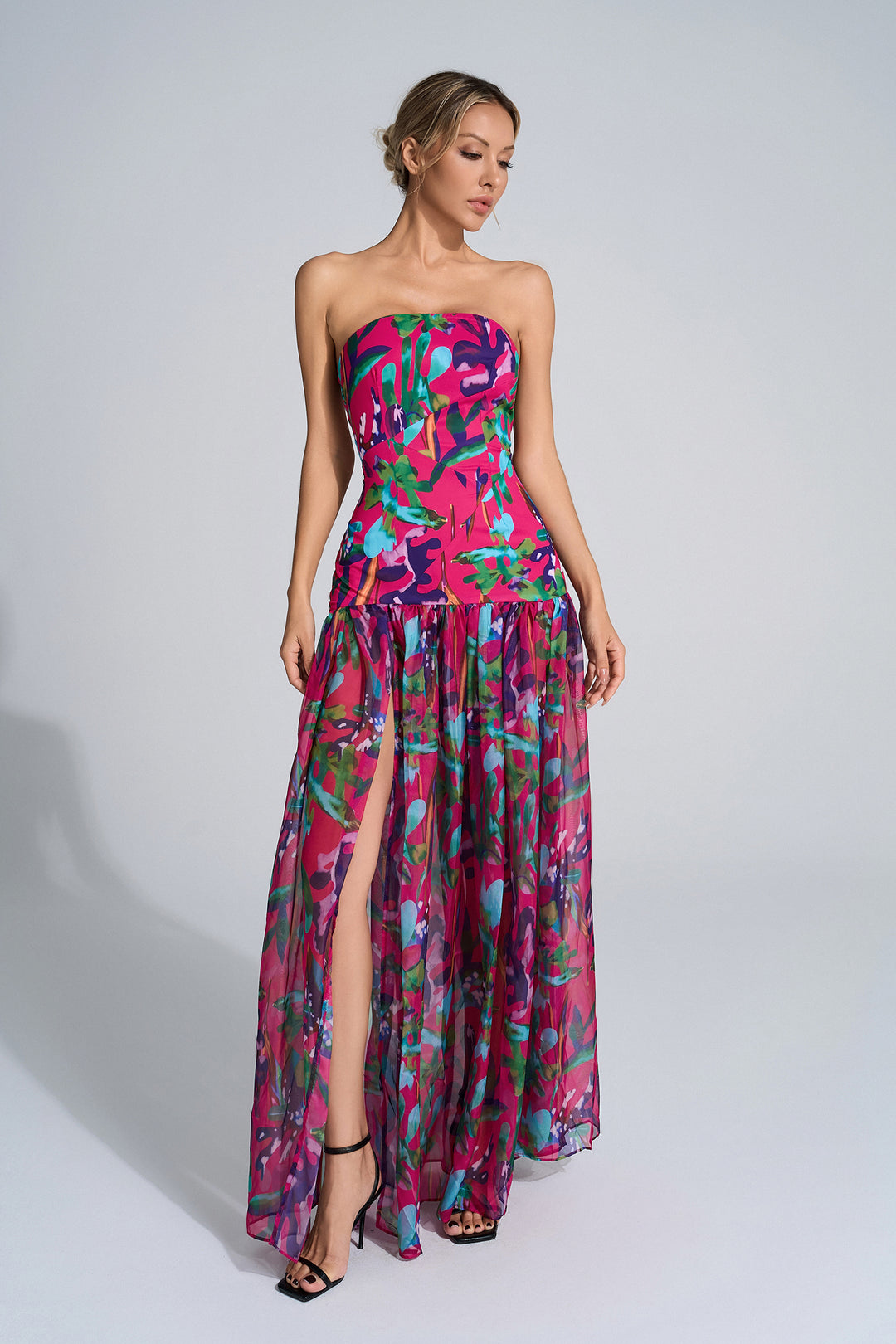 Toynbee Red Floral Maxi Dress