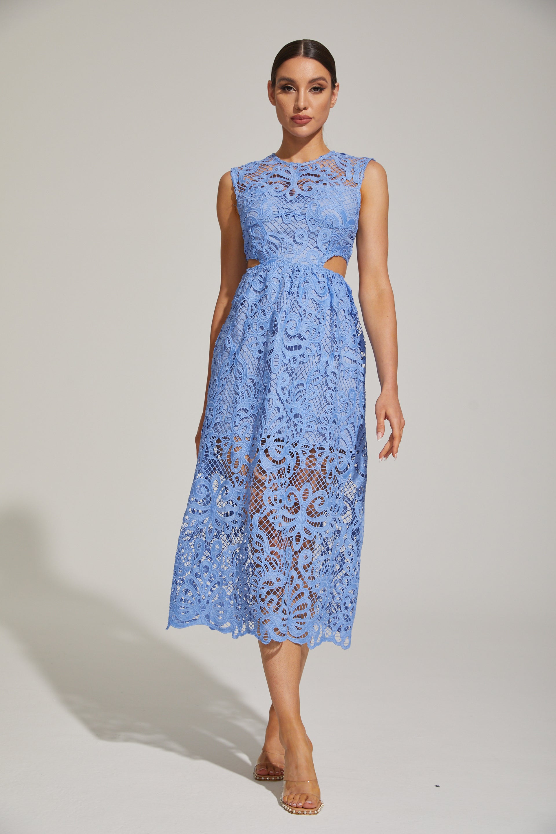 Quitalia Blue Floral Cut